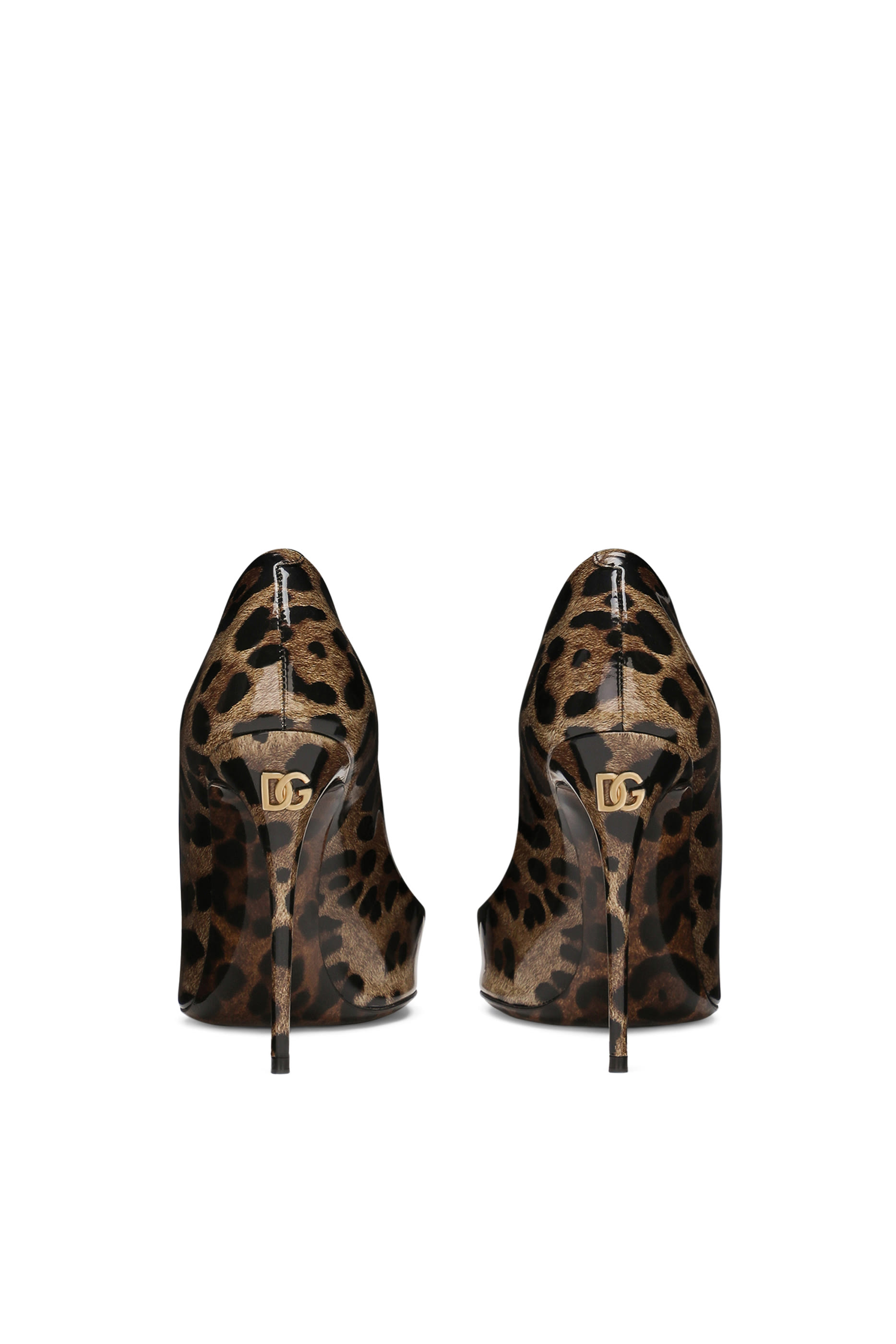  Printed Polished 105 Calfskin Pumps
