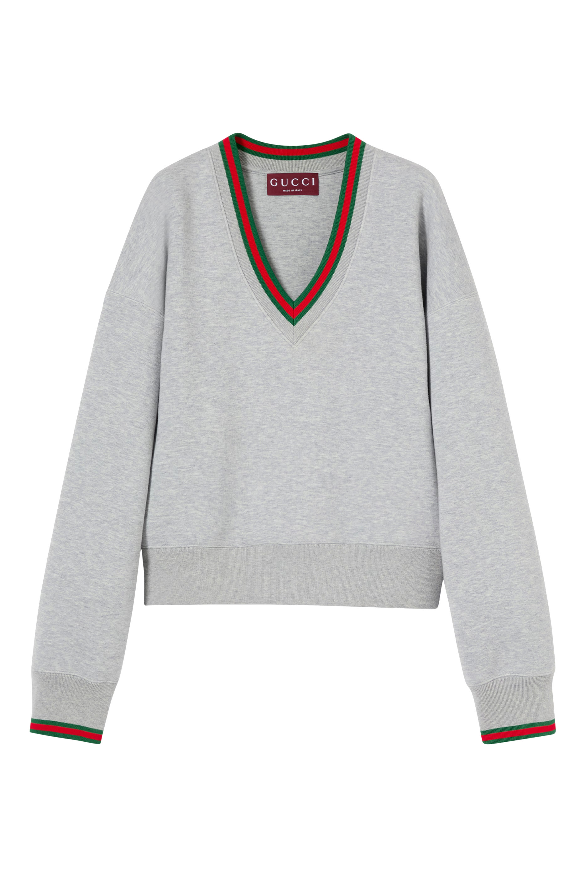 Cotton Jersey Sweatshirt with Web
