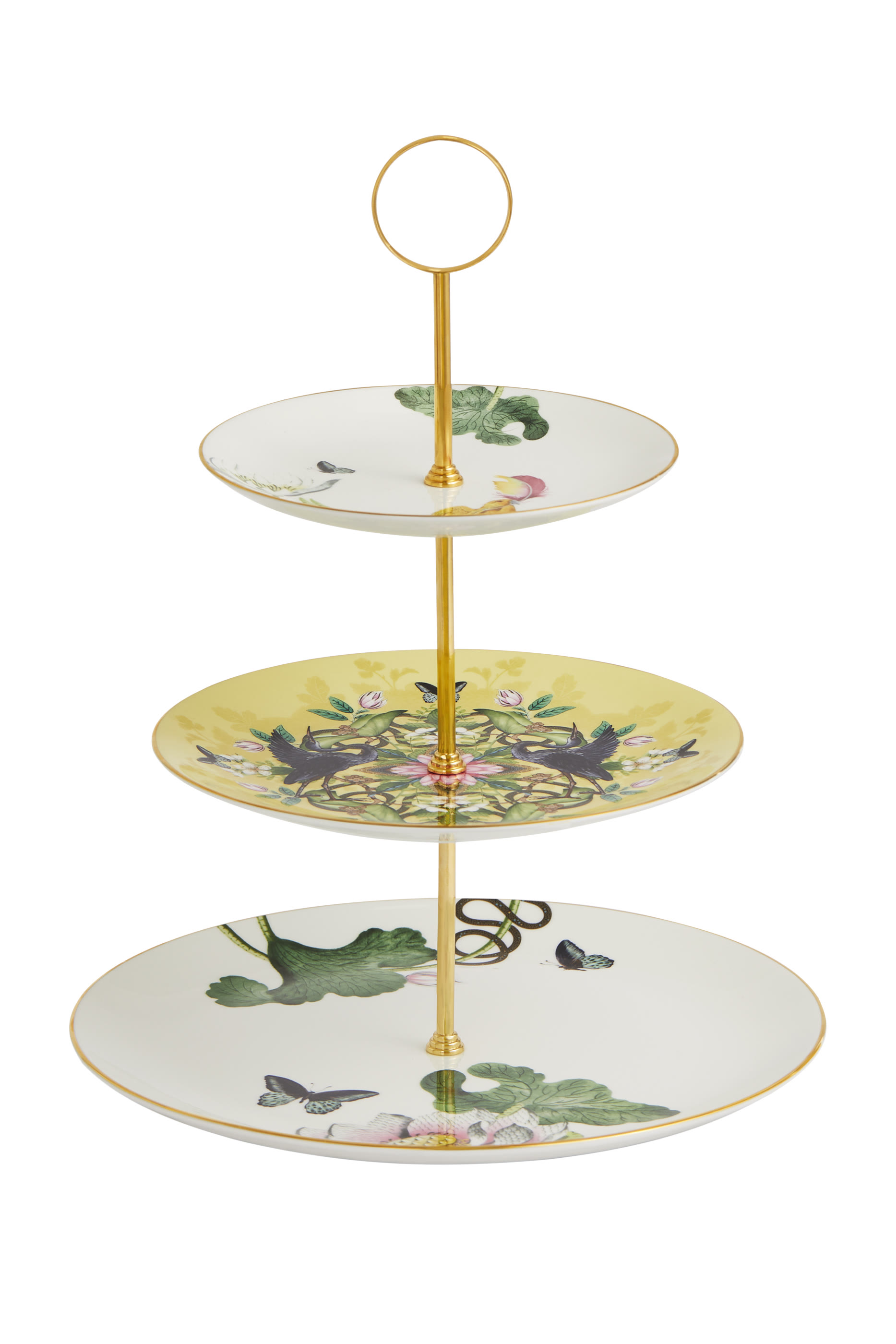 Wonderlust Waterlily 3 Tier Cake Stand
