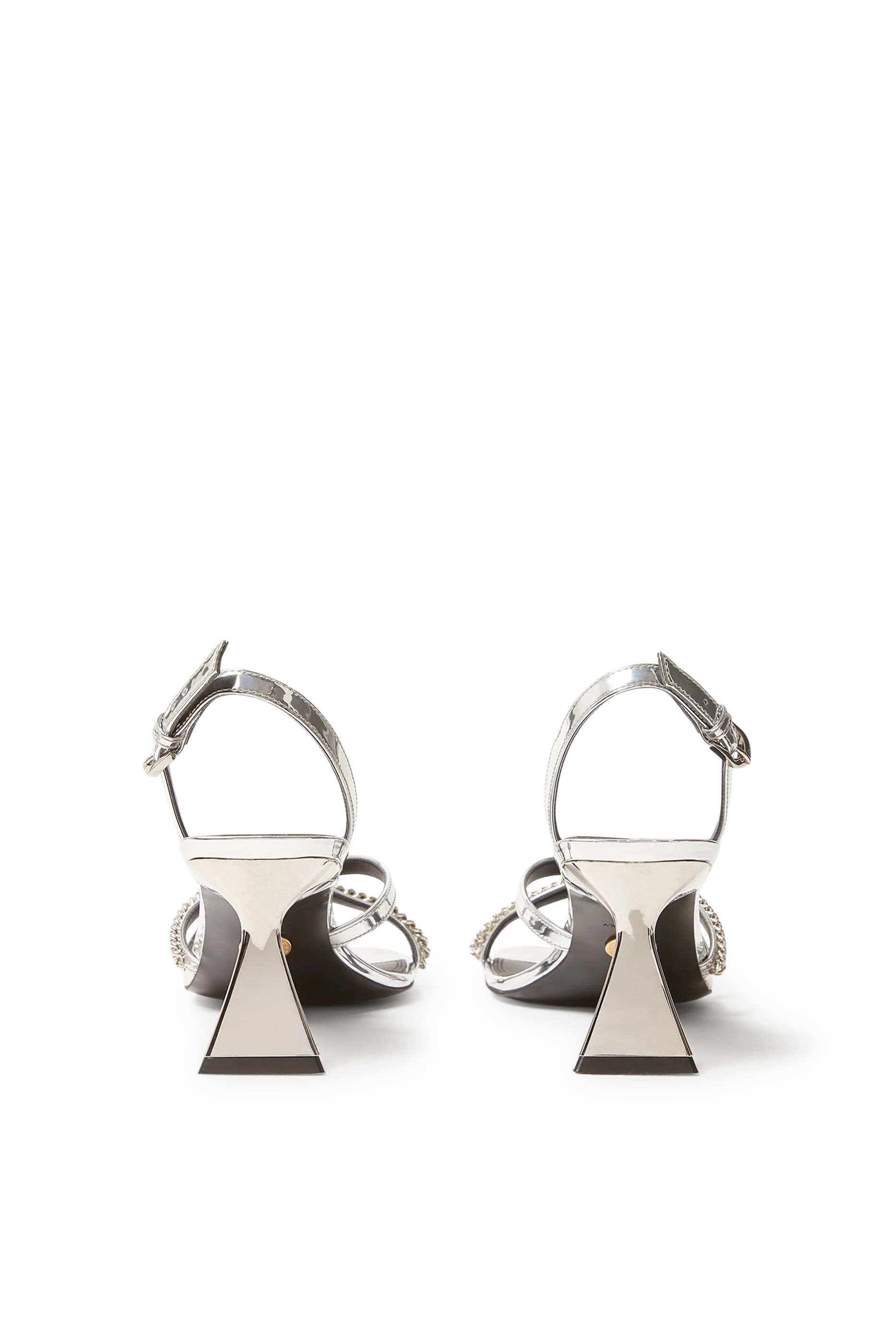  Elsa 65 Metallic Leather Sandals 