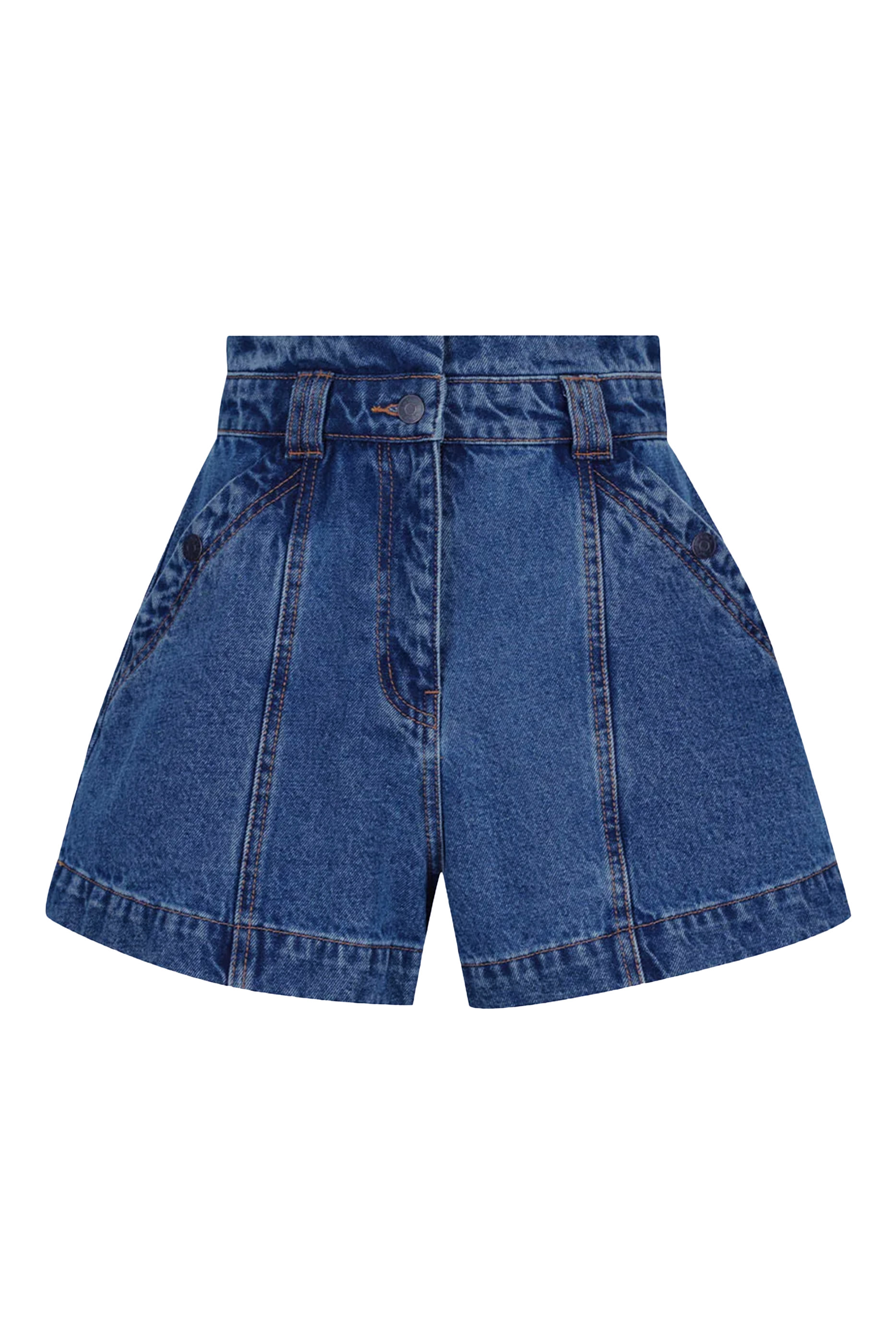 Raquel High Waisted Flared Short