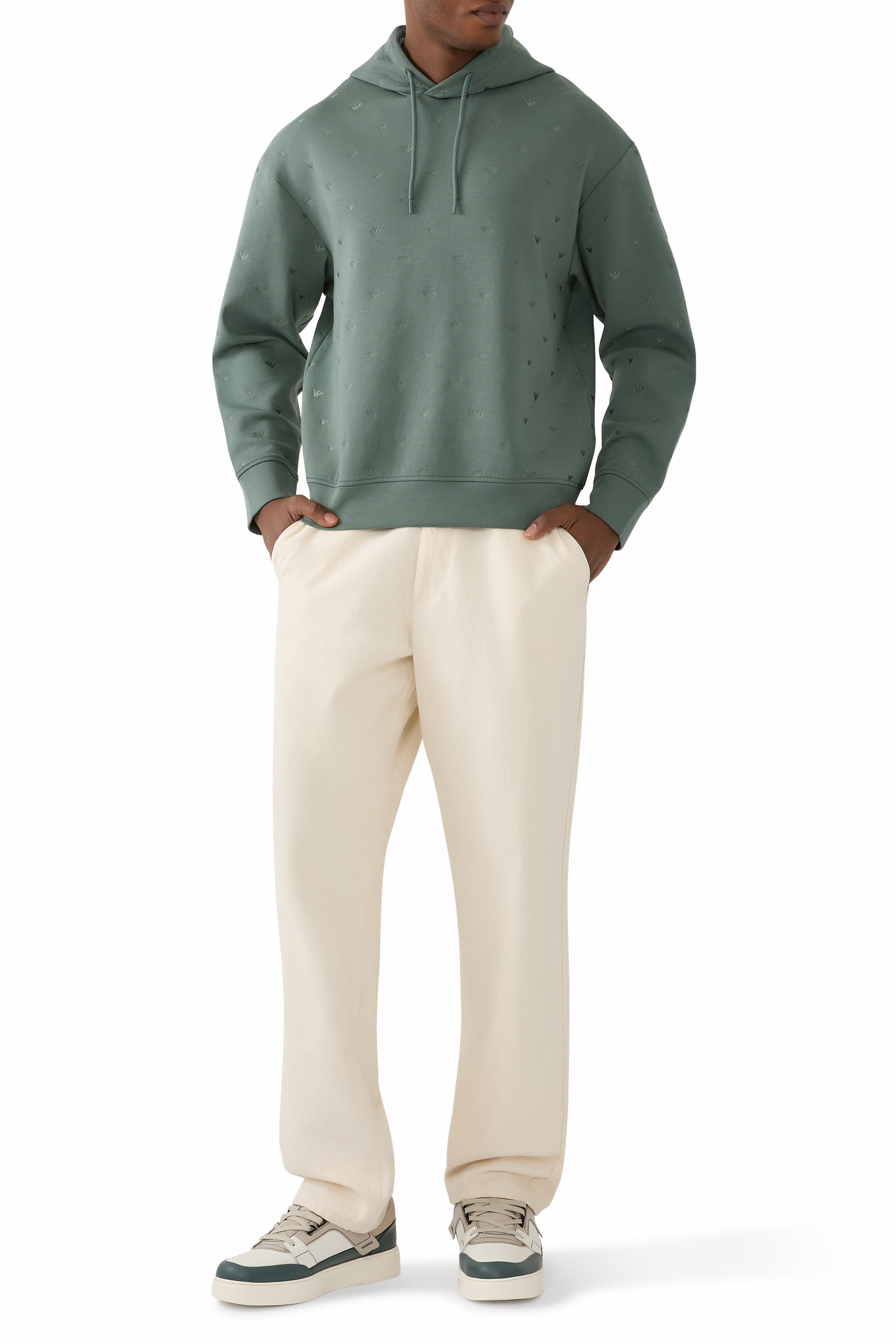 Logo Leather Sneakers