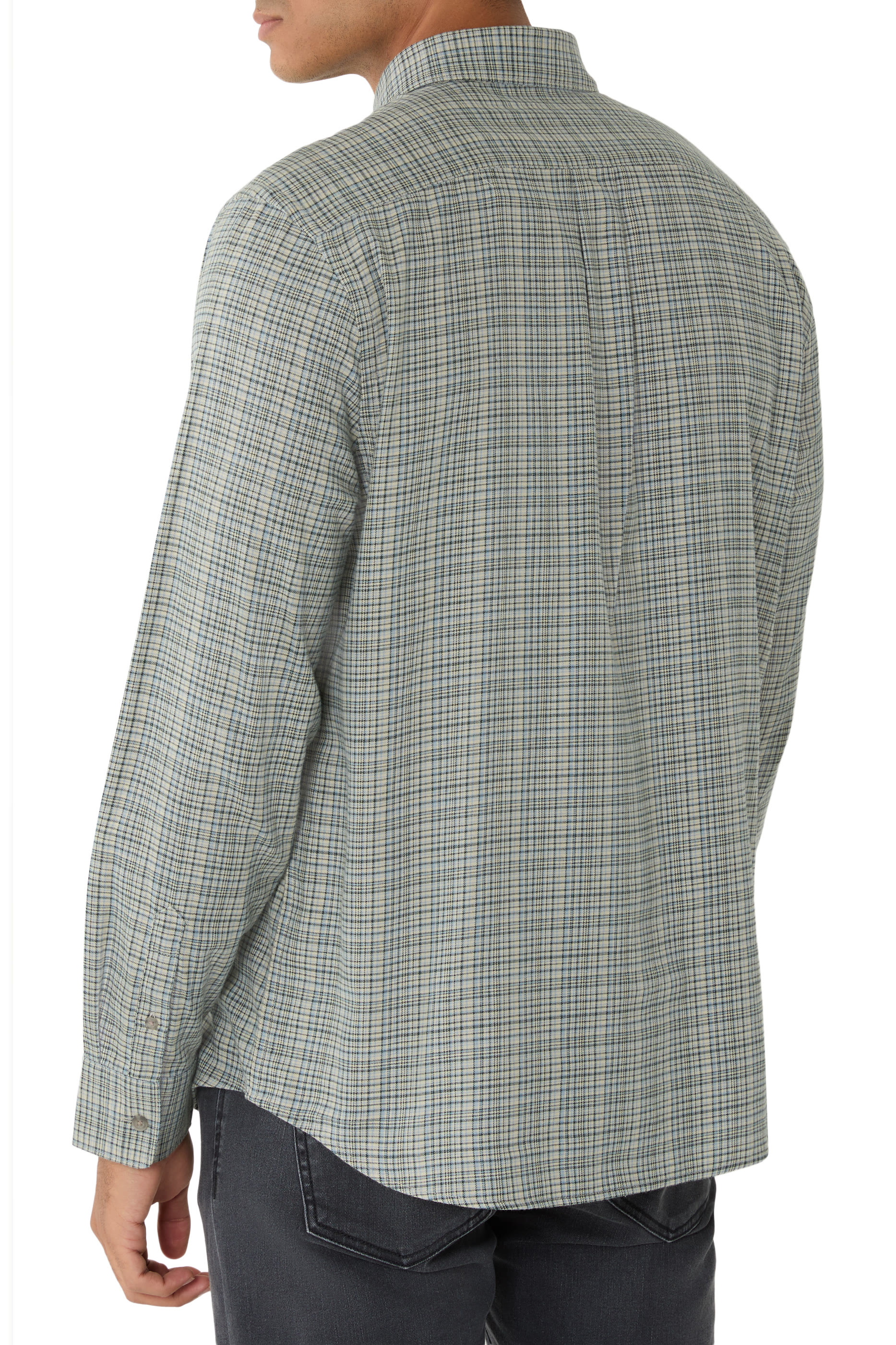 Highclere Plaid Cotton Button-Front Shirt