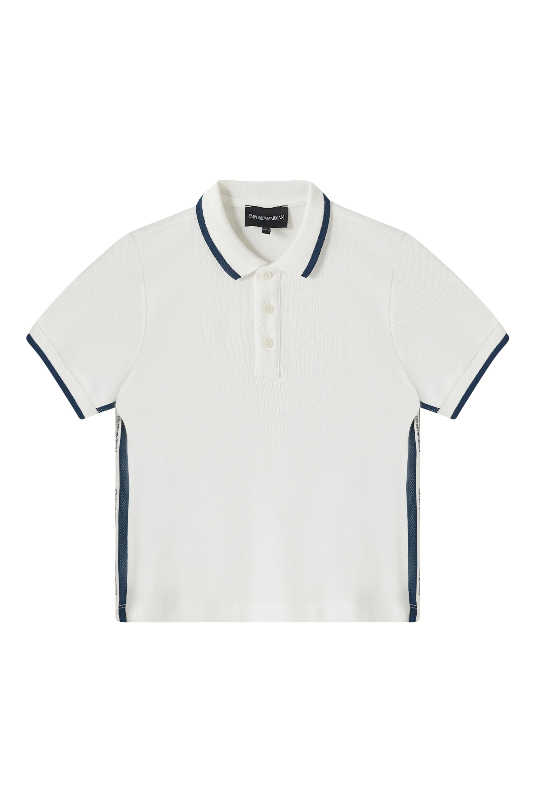 Kids EA Text Logo Polo Shirt