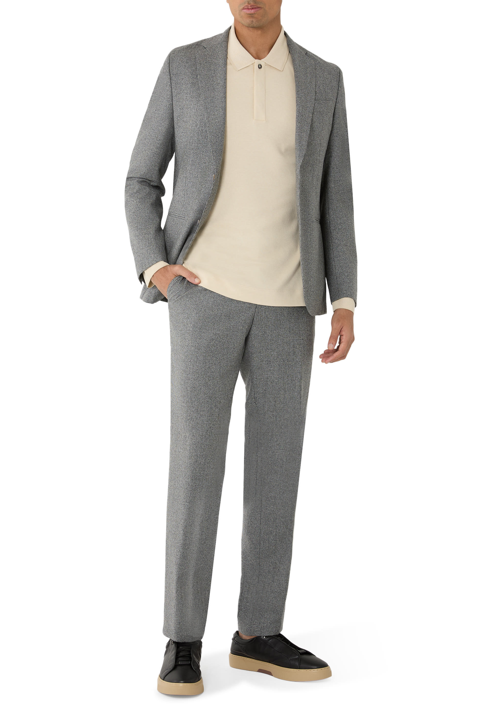 L-Parker 18 Covered Placket Polo Shirt