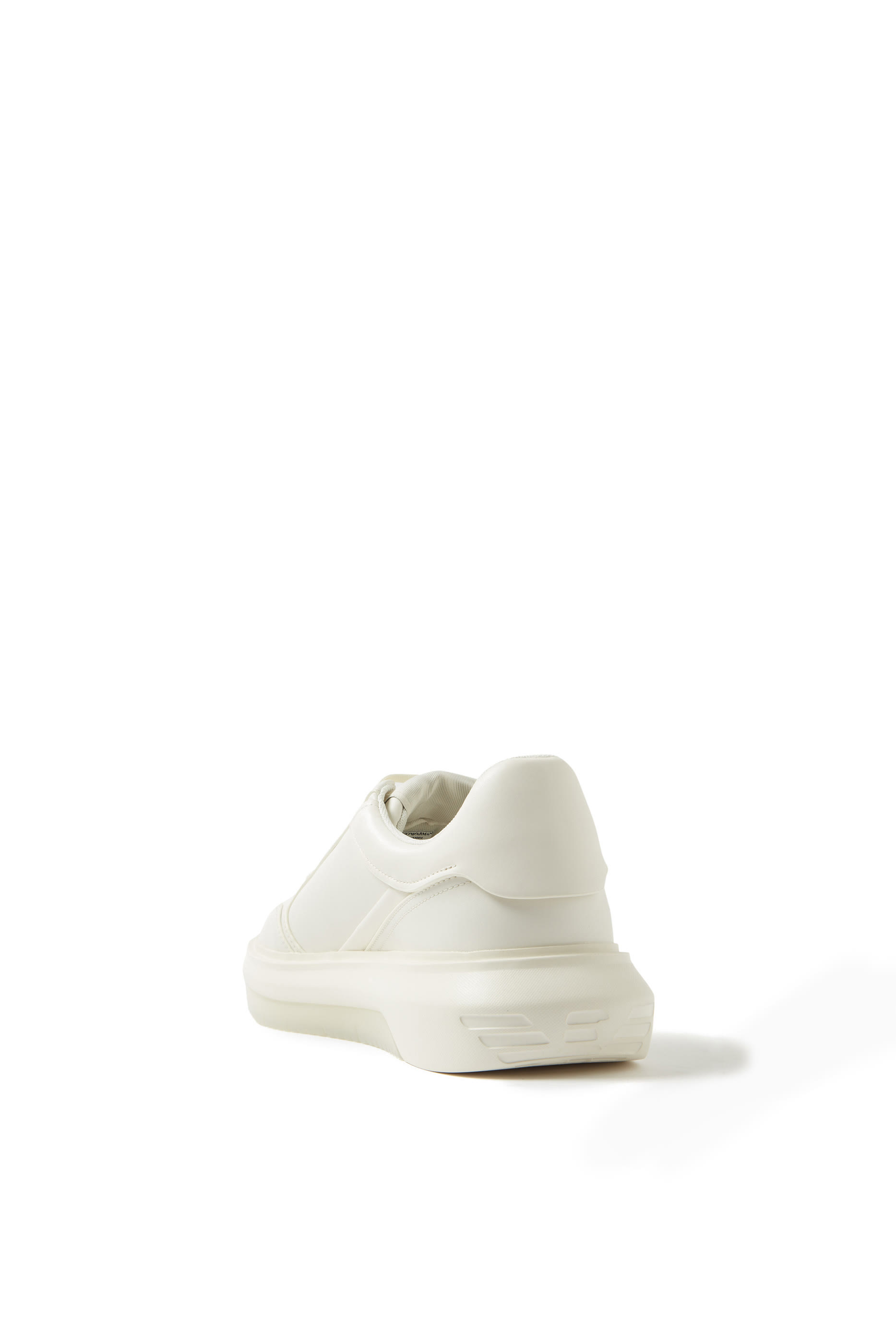 Leather Sneakers with Side Logo