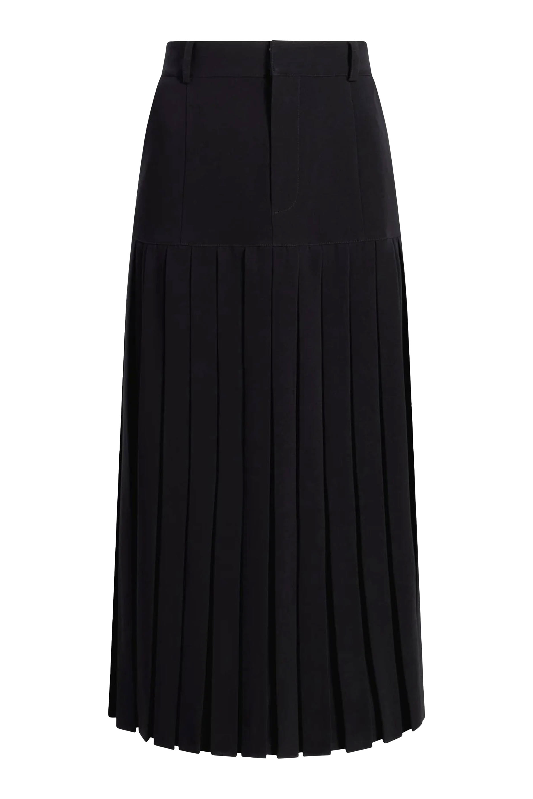 Bane Crepe Midi Skirt