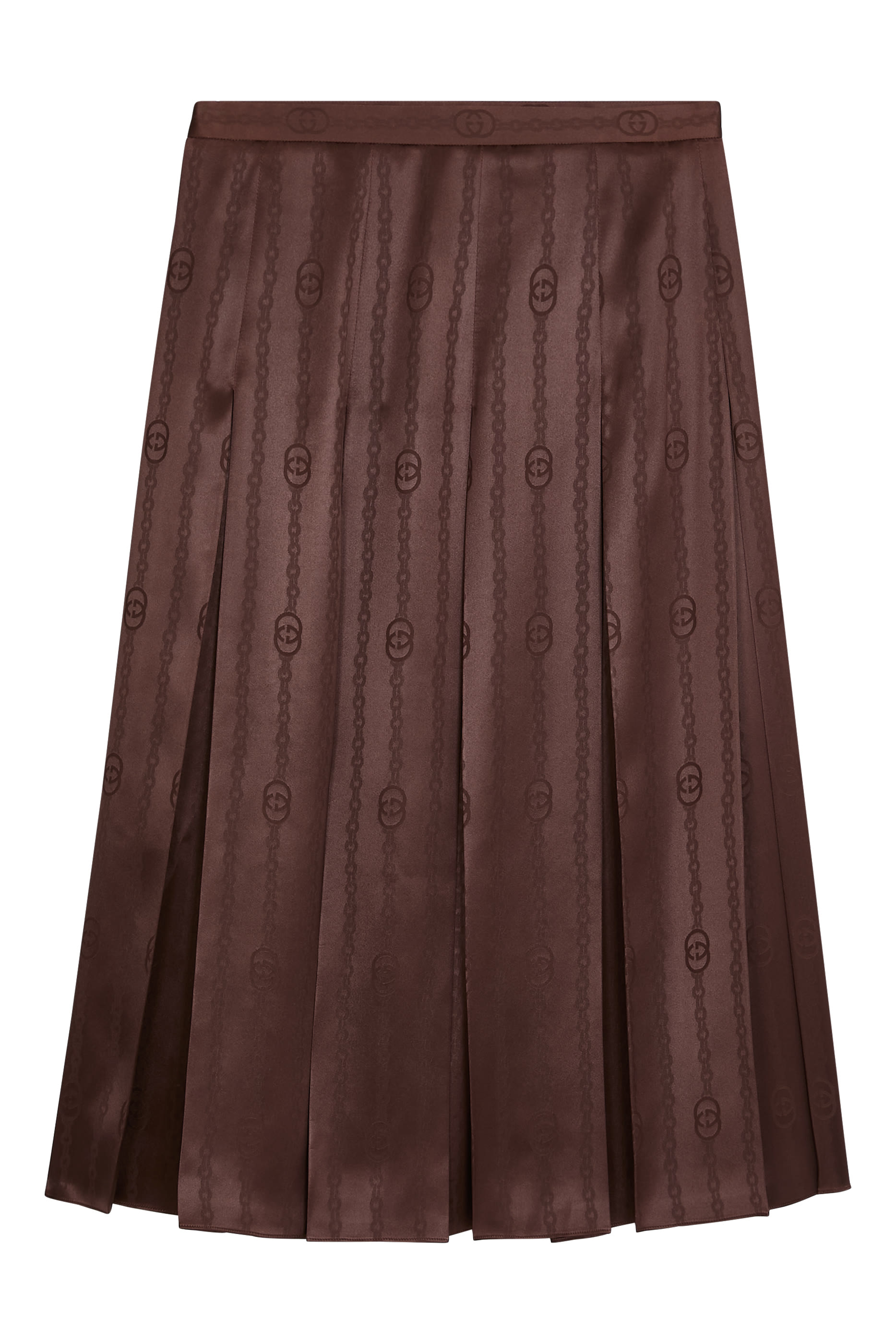  Silk Jacquard GG Skirt 