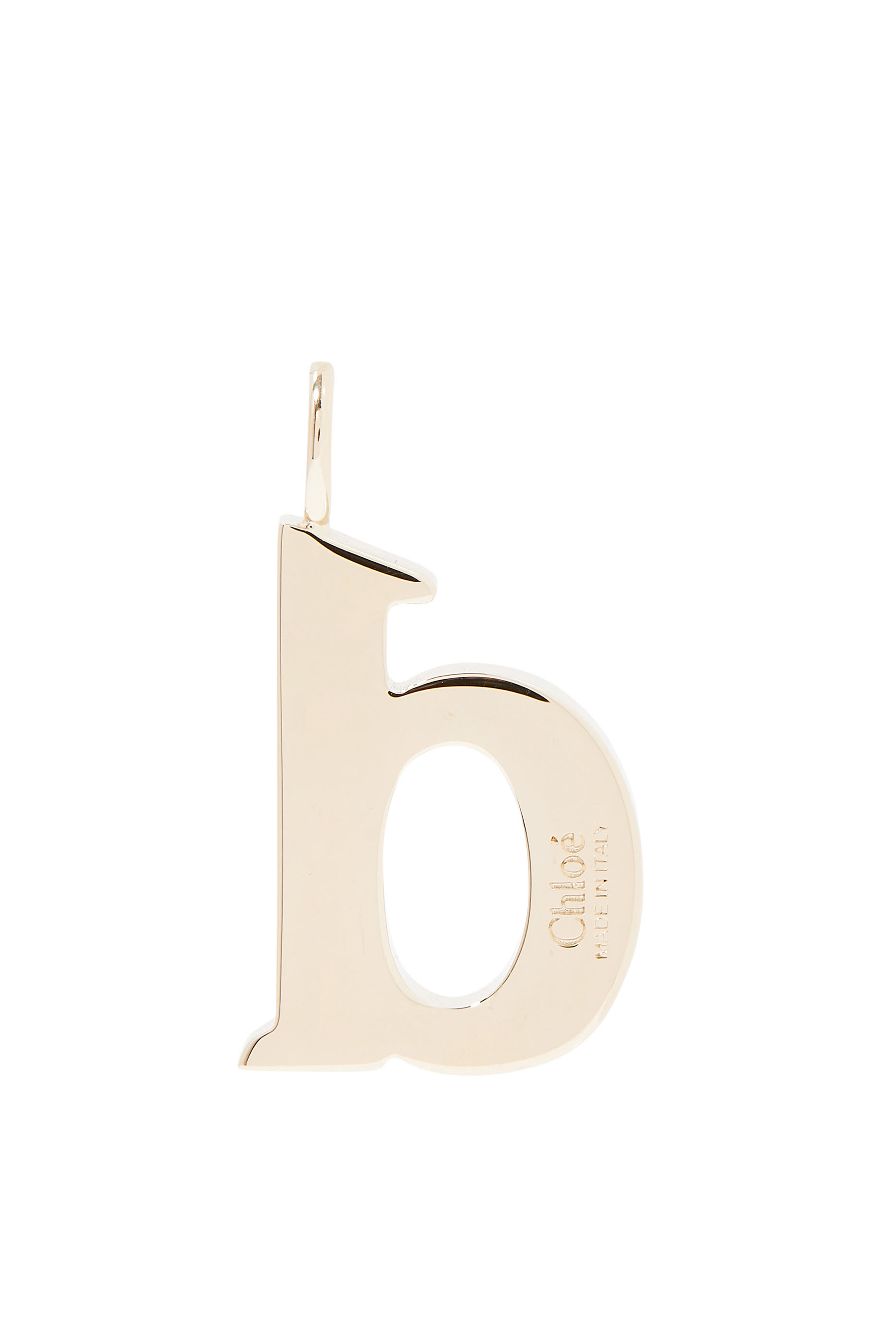 D Alphabet Charm, Brass