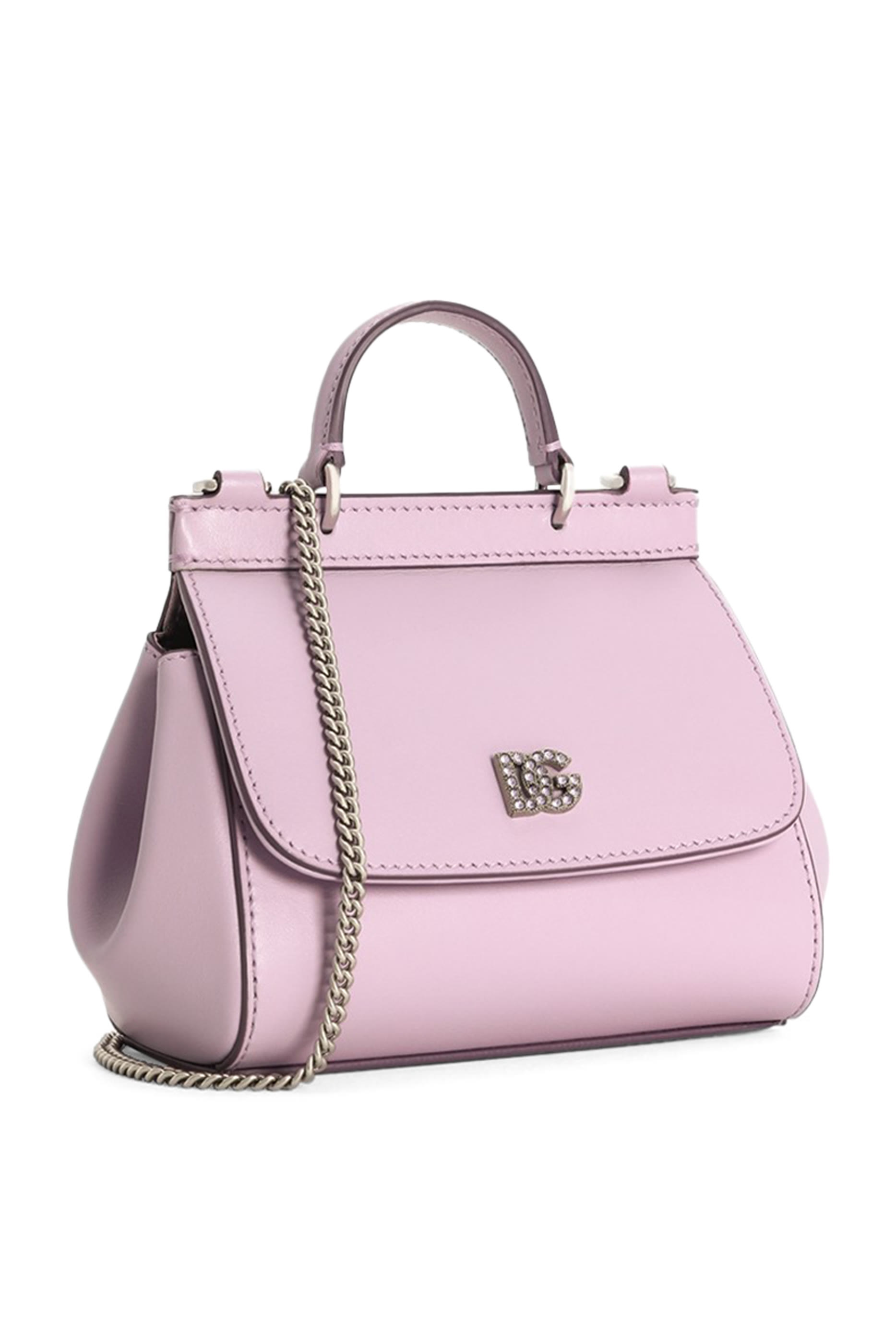 Kids Nappa Calfskin Sicily Crossbody Bag 