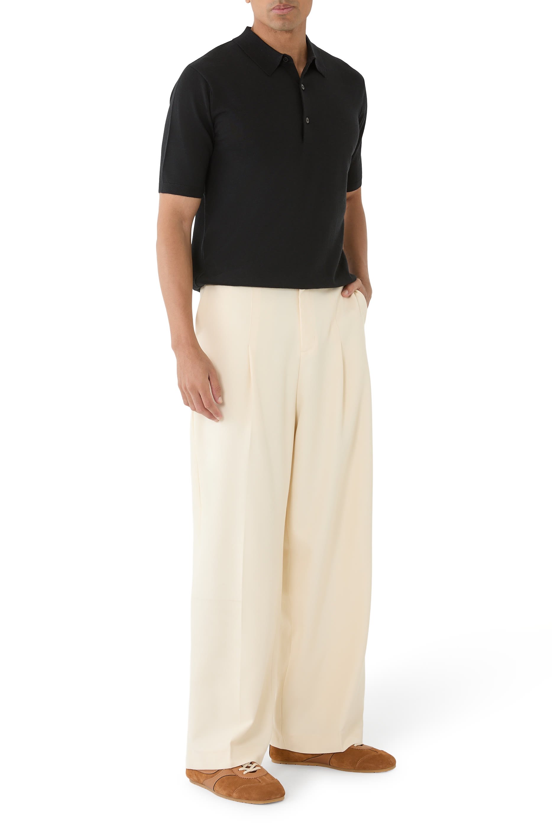 Merino Wool Polo Shirt