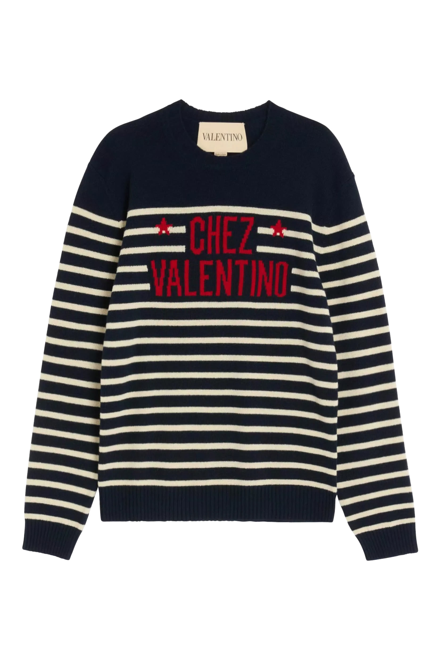 Logo Jacquard Motif Sweater