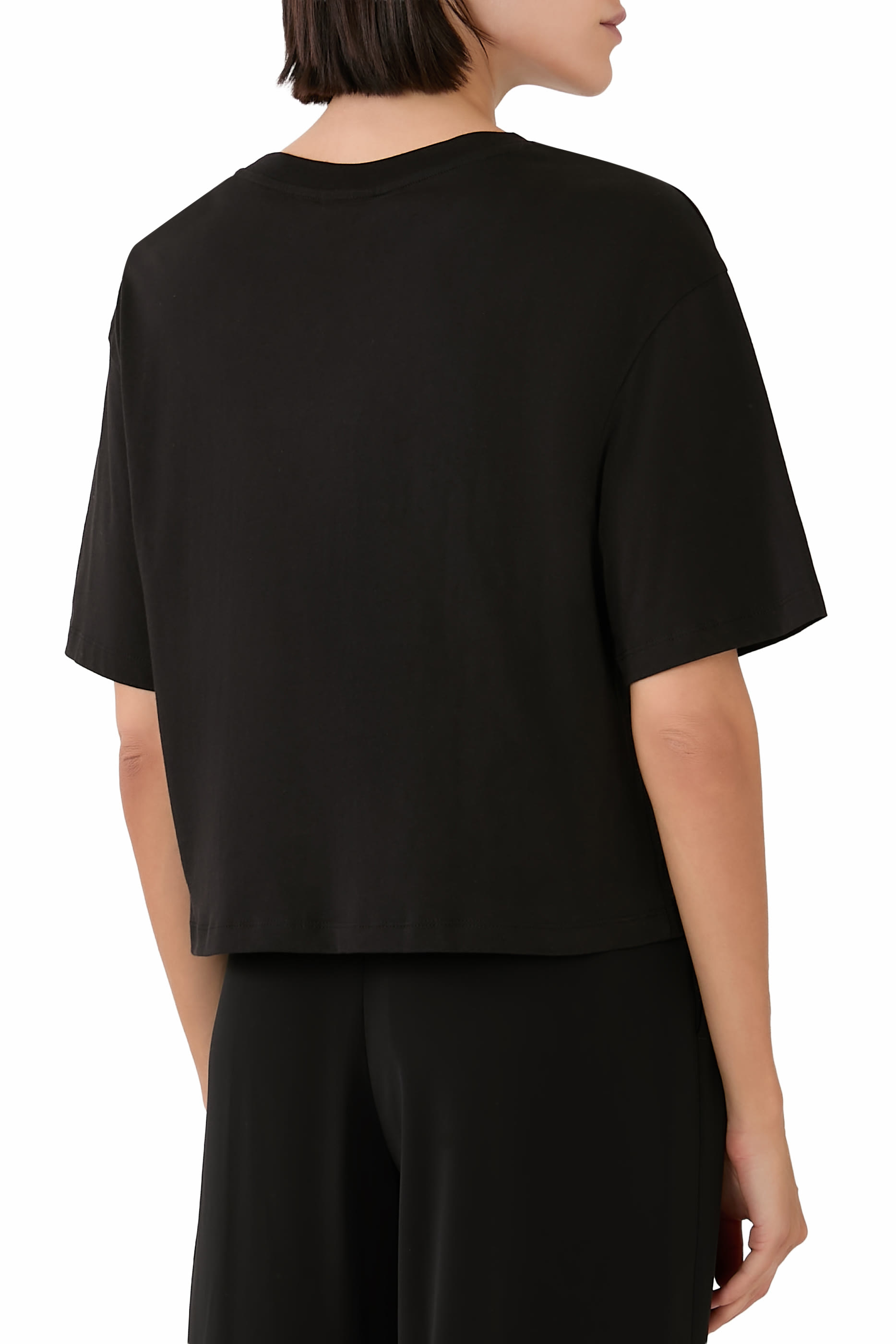 Clubhouse AX Logo Cropped T-Shirt