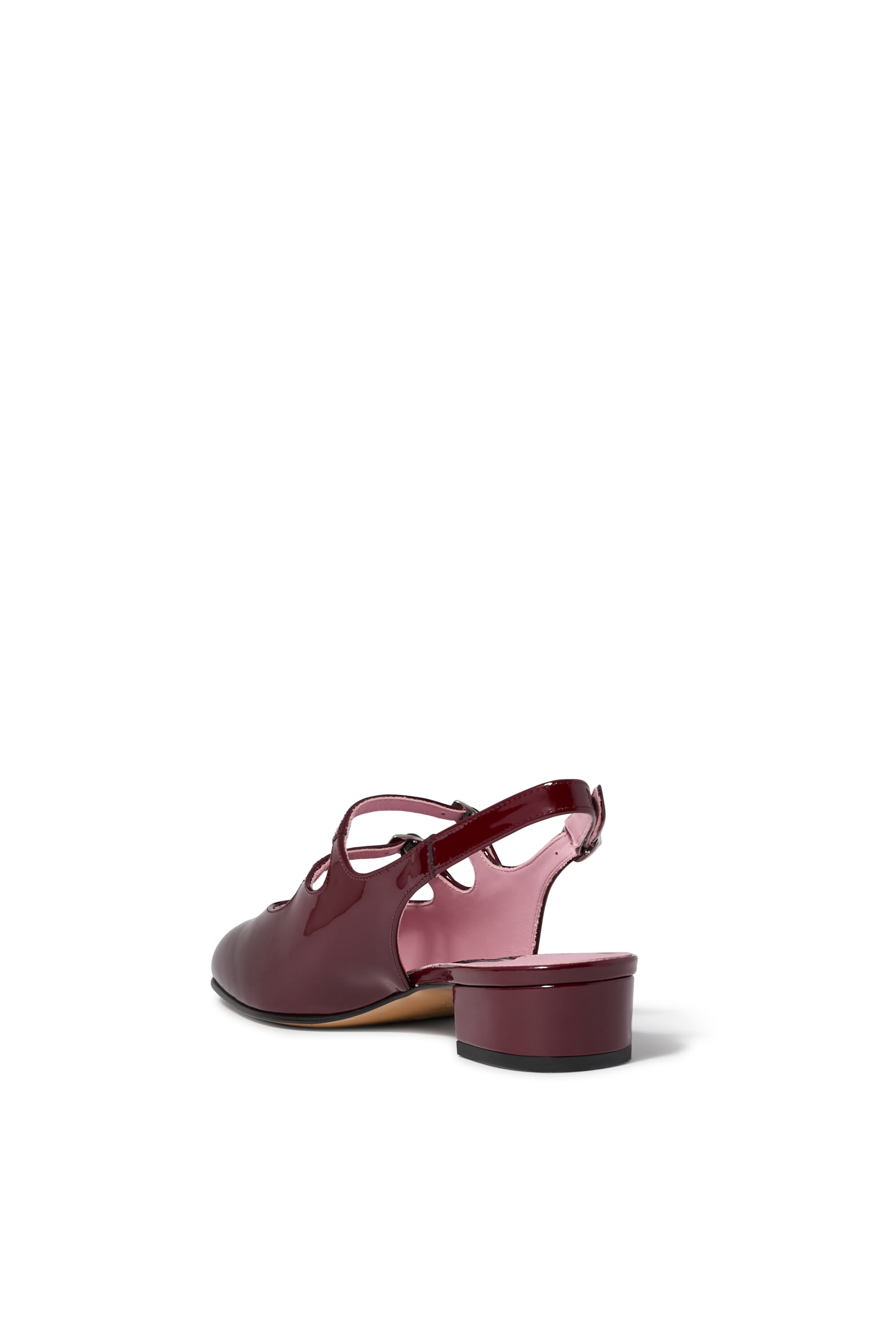 P&ecirc;che Patent Leather Slingback Mary Janes