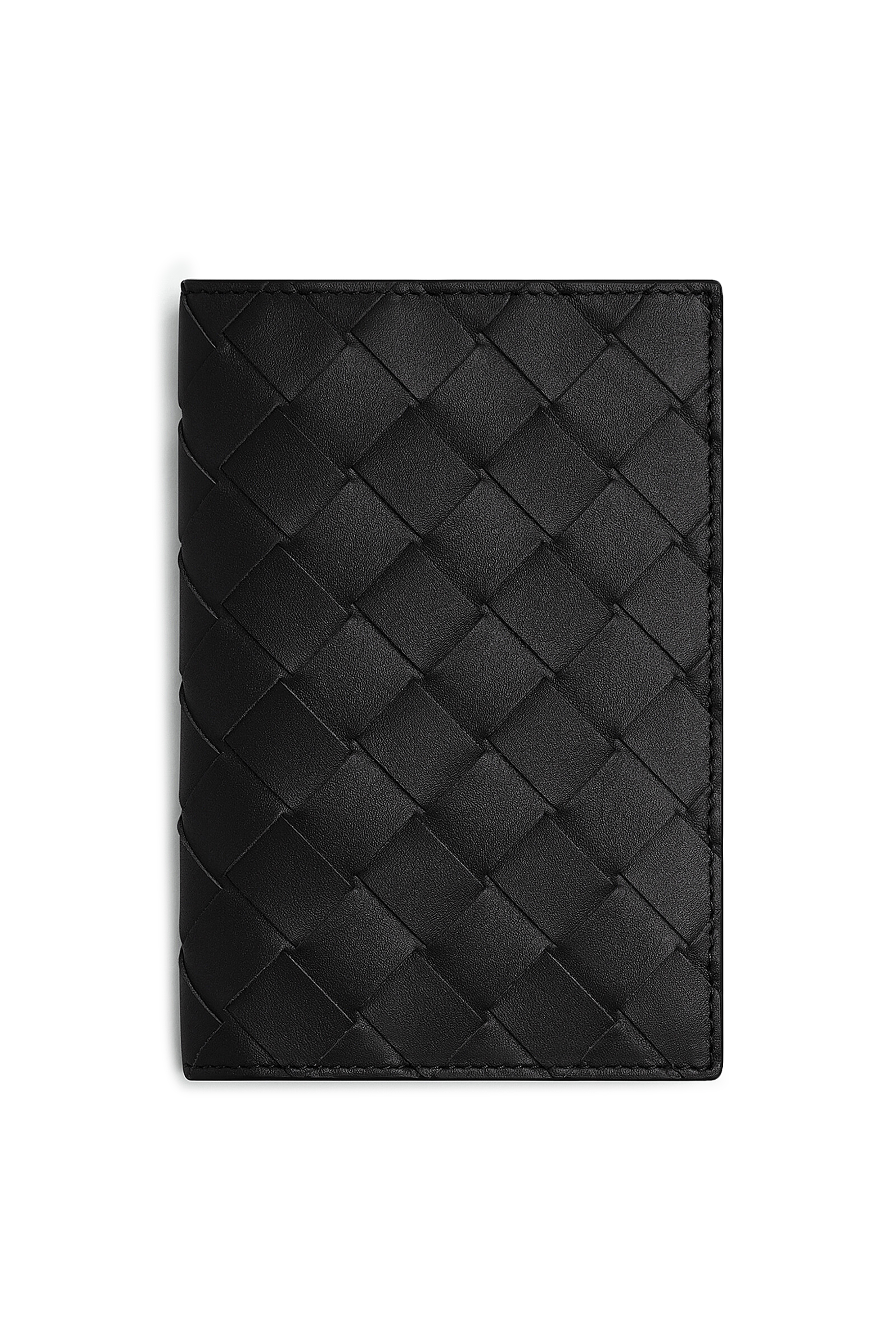 Passport Case in Intrecciato Leather
