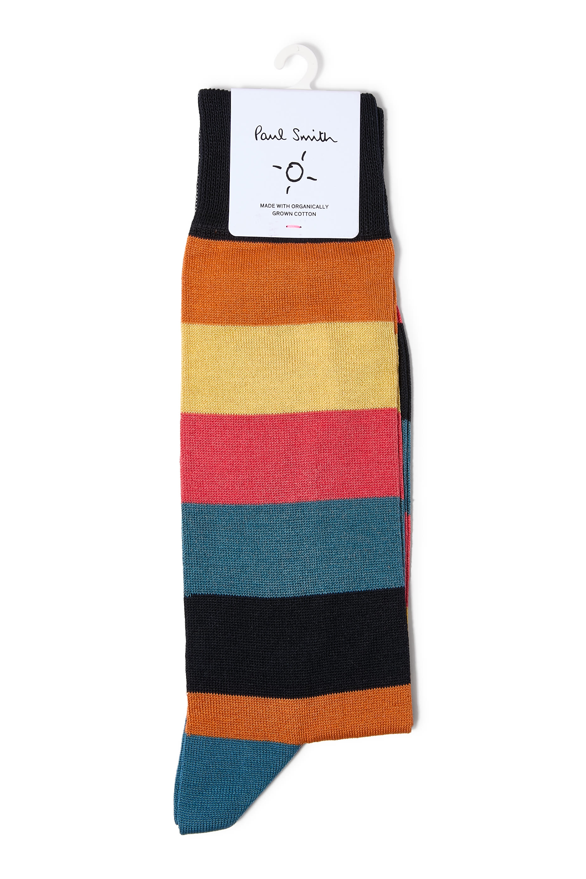 Stripes Cotton Blend Socks 