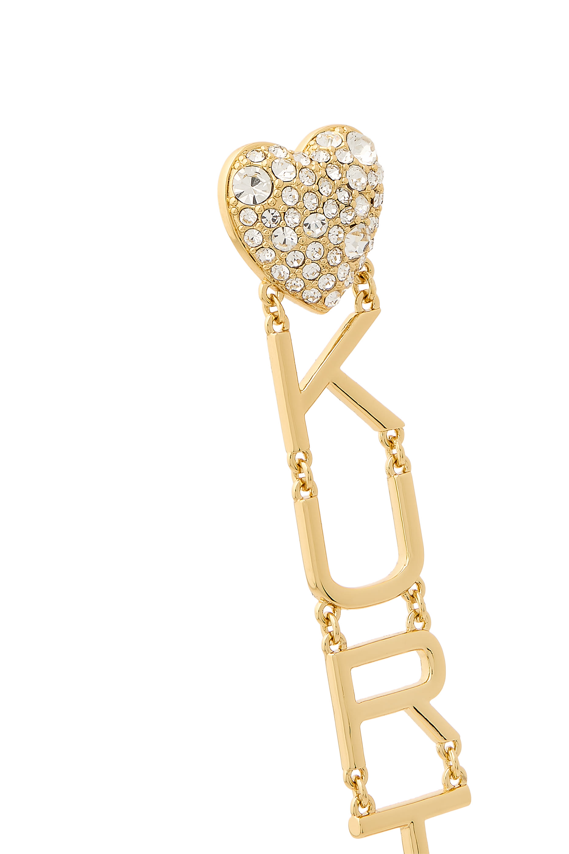 Kurt Heart Linear Earrings 