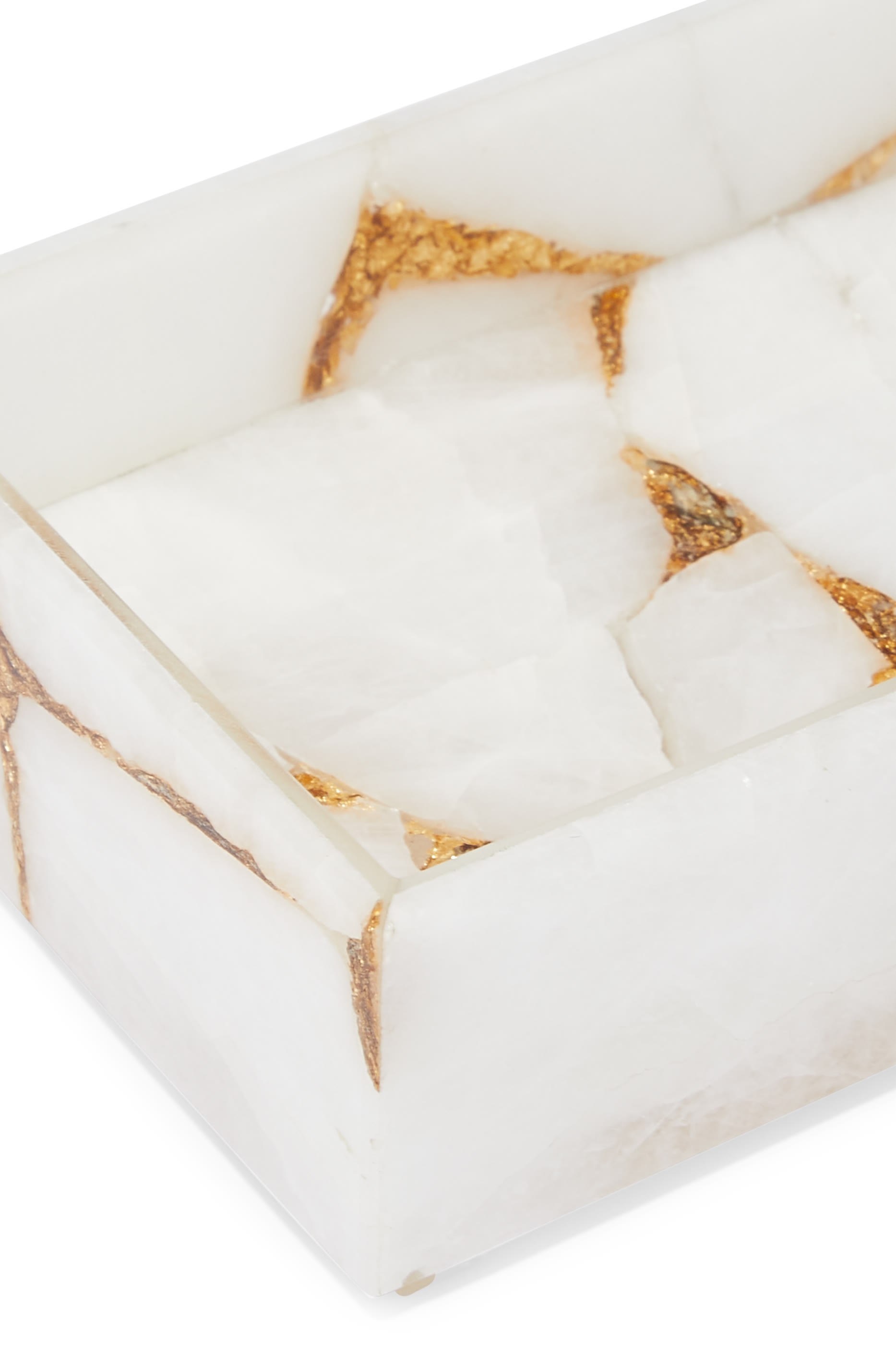Taj Milk White Quartz Tray