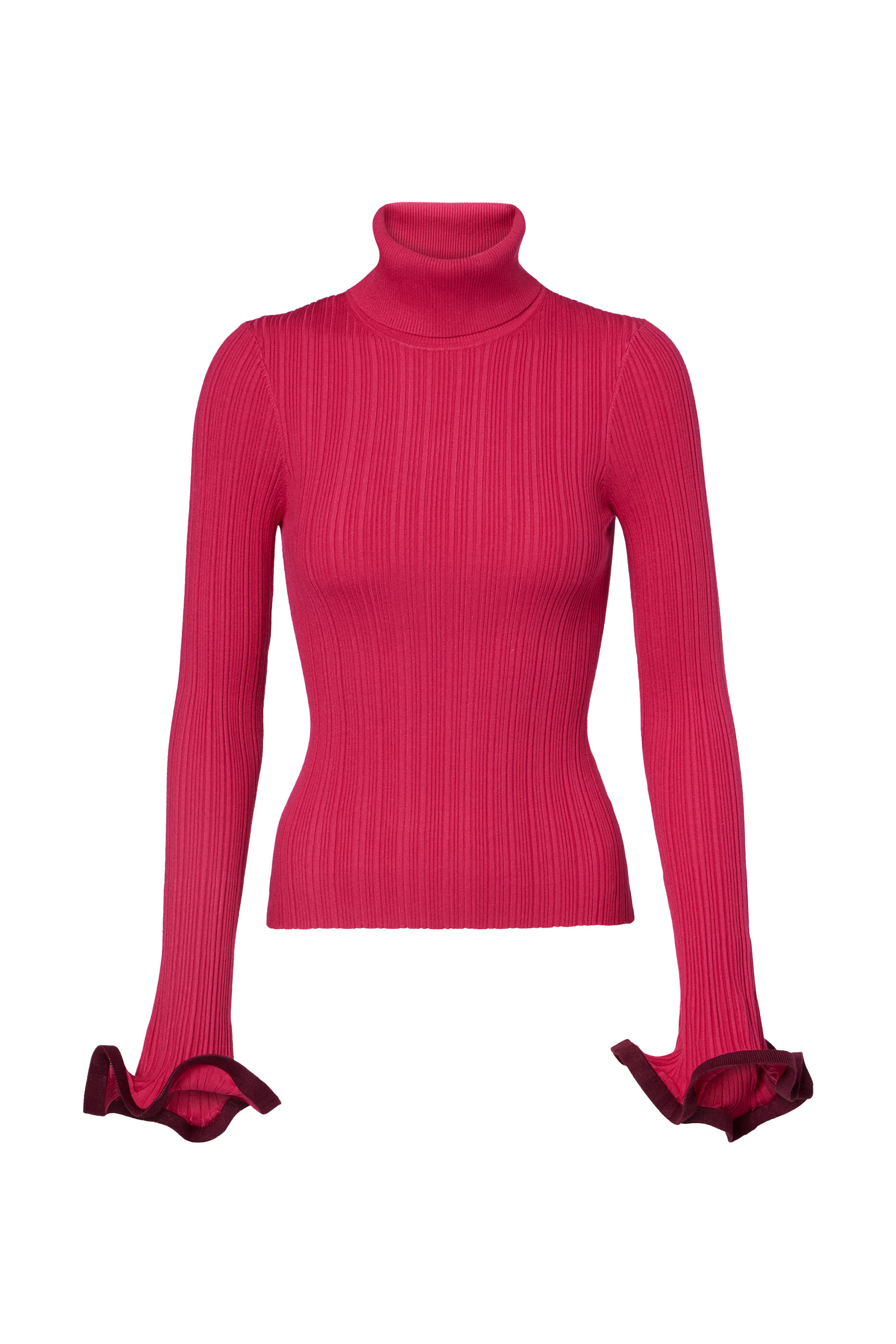 Lola Ruffled Turtleneck Sweater