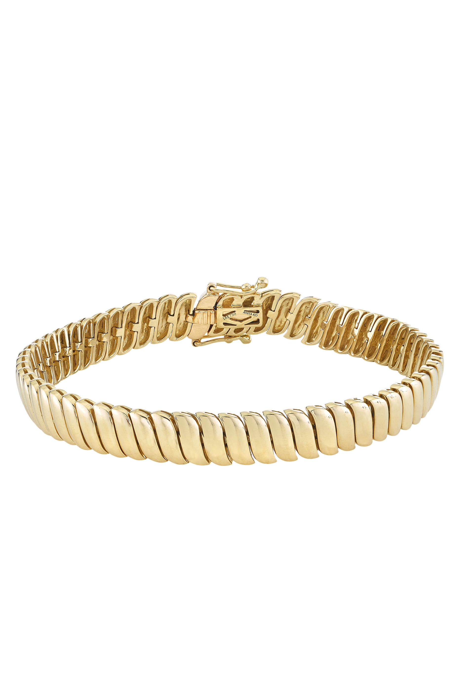 Classic Zoe Bracelet, 18k Yellow Gold & Diamonds