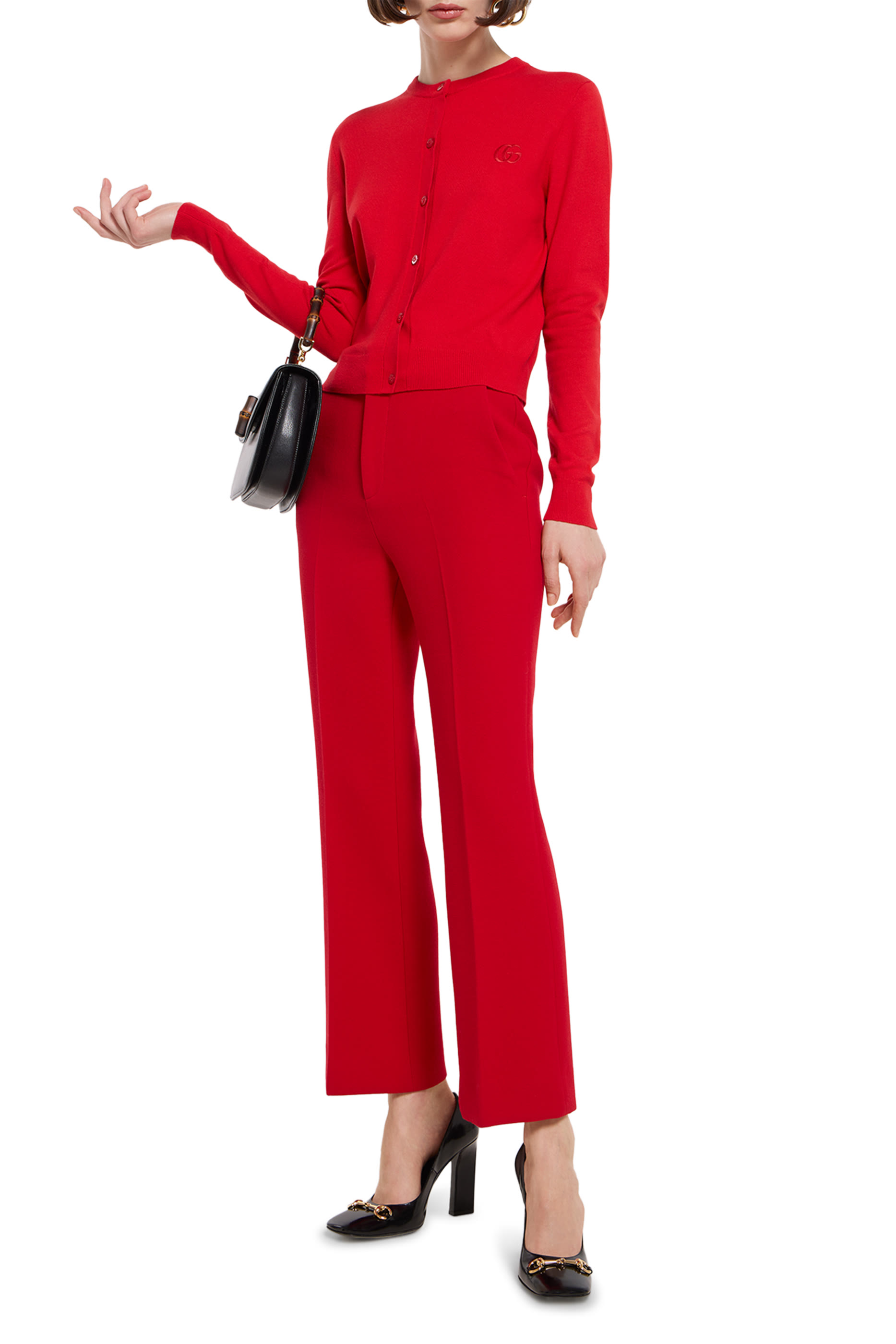 Long Sleeve Crewneck Cardigan 