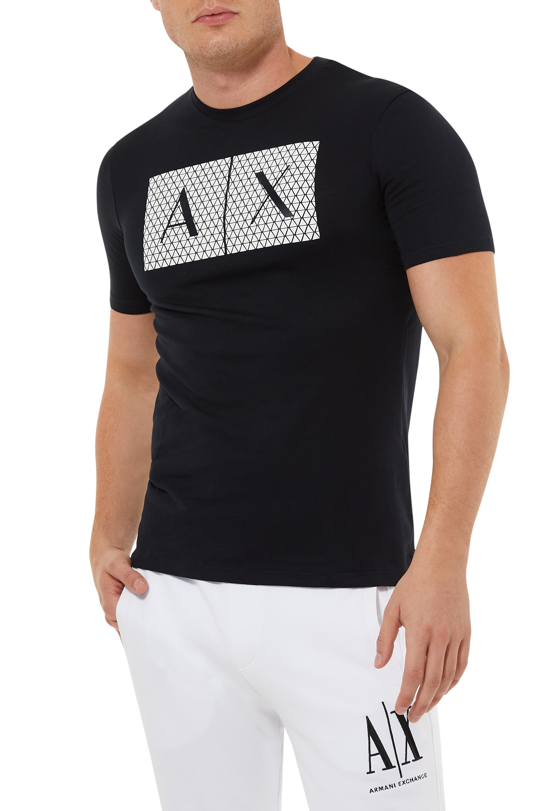 Triangulation Logo Print T-Shirt