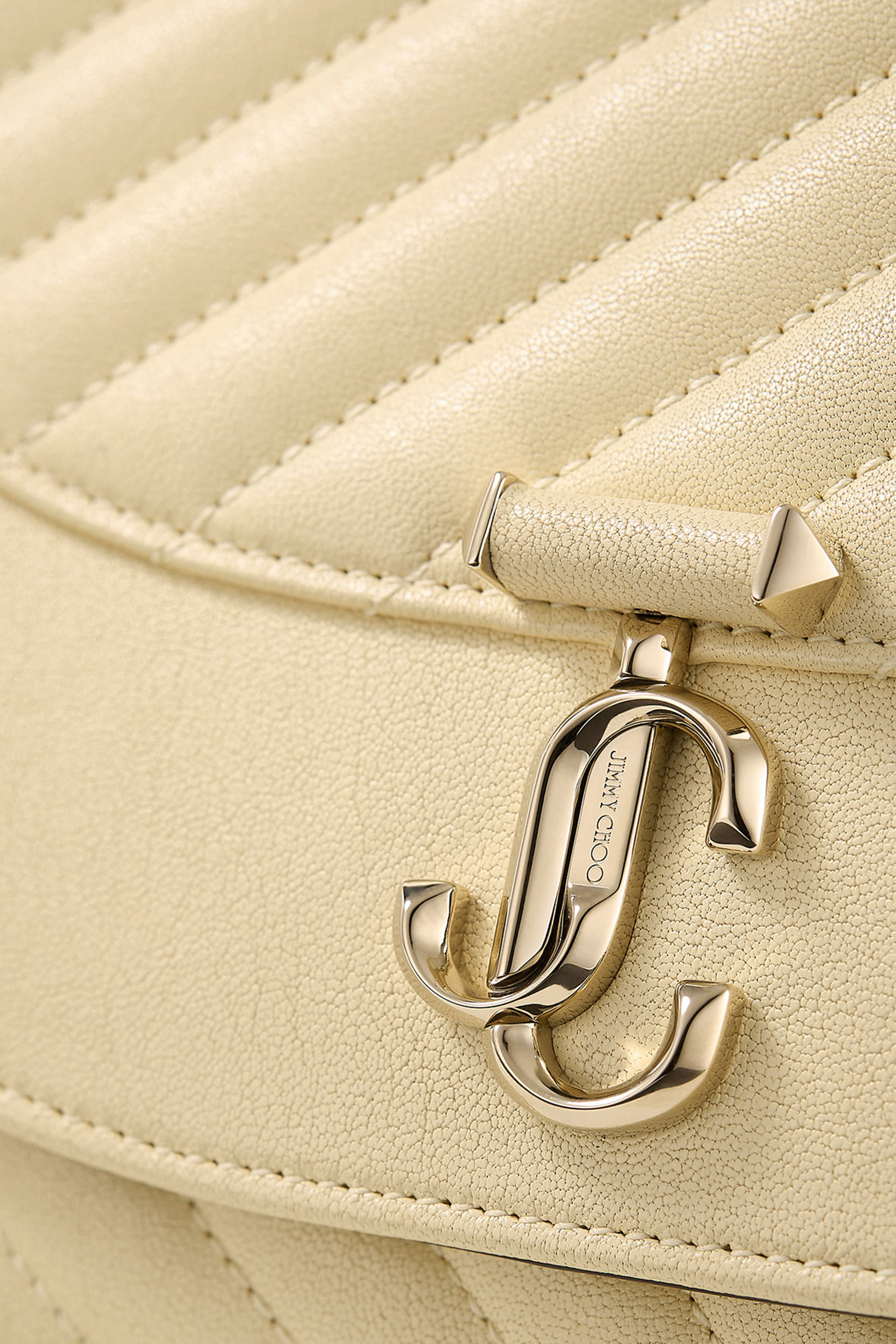  Curve Leather Clutch with Chain 