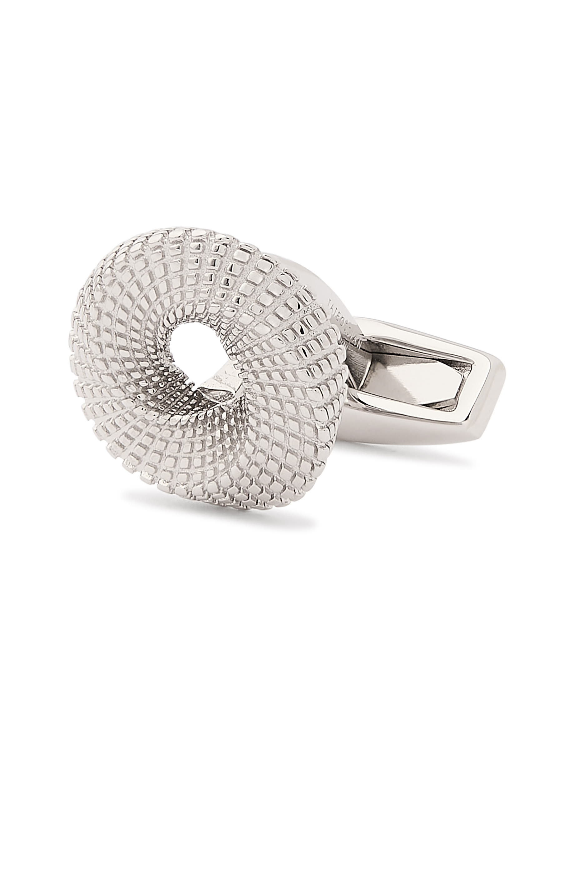 Mobius Knot Cufflinks, Sterling Silver