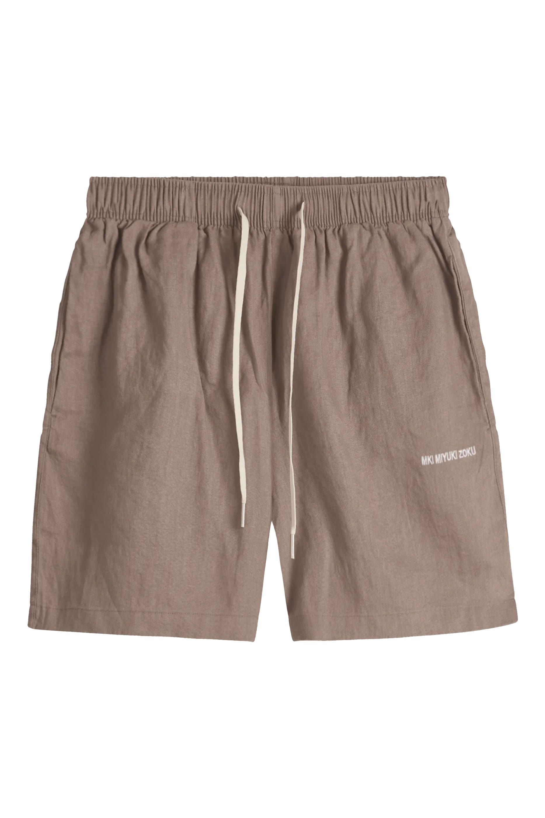 Logo Linen Shorts