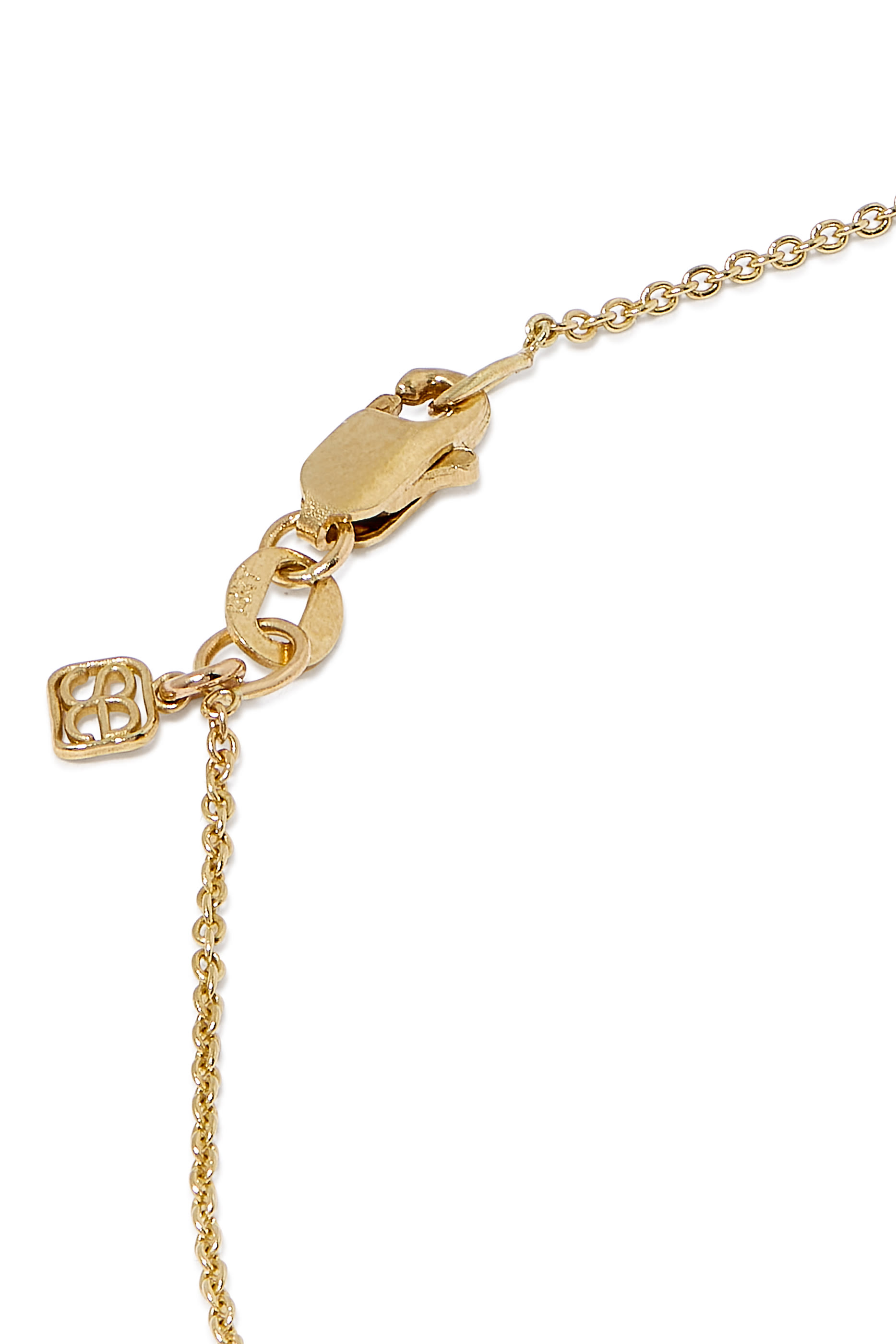 Kids Mini Lady Bug Pendant, 14k Yellow Gold & Enamel