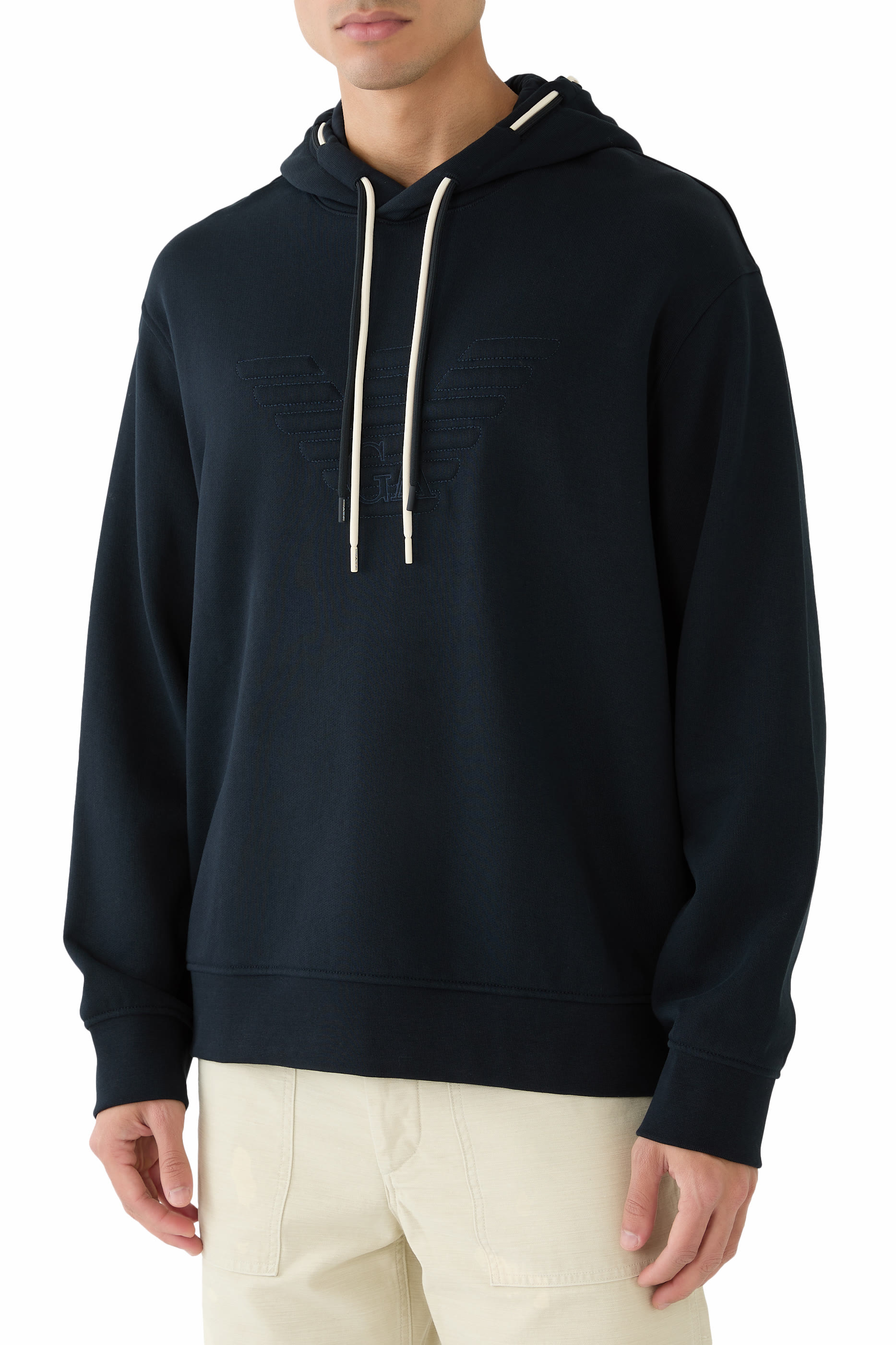 Eagle Logo Hooded Sweatshirt 