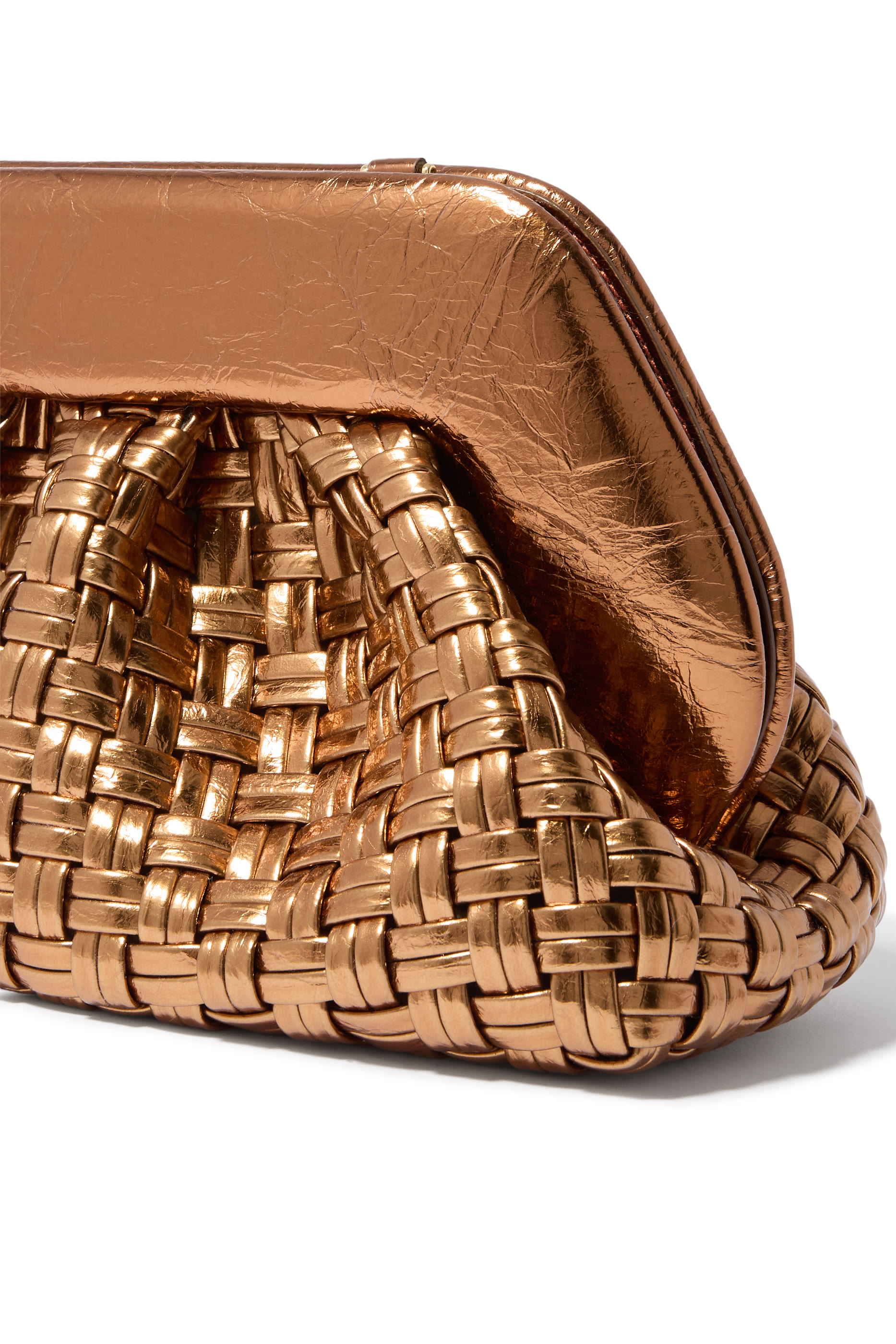 Tia Microweaved Laminated Clutch