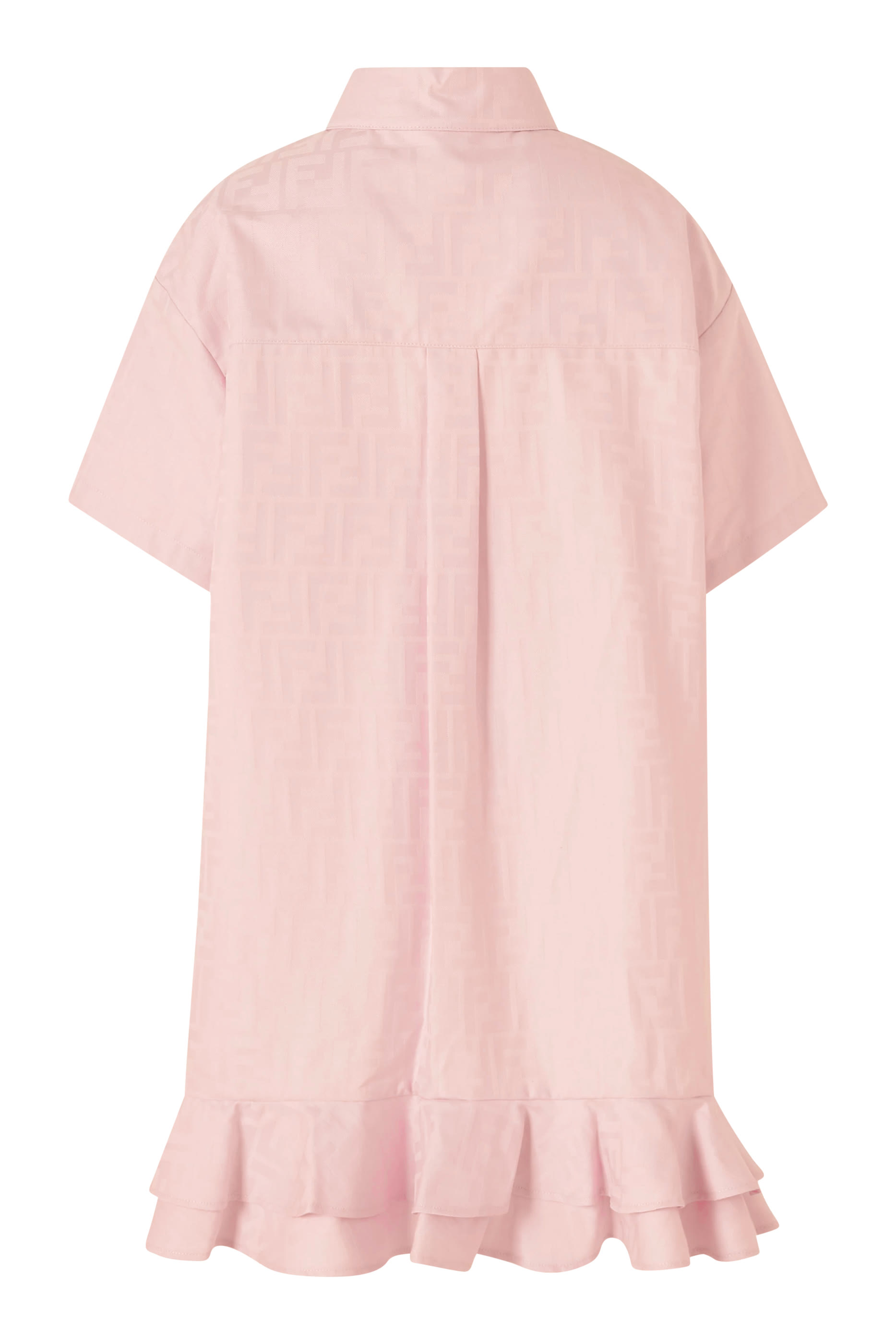 Kids Ruffled Logo Dress
