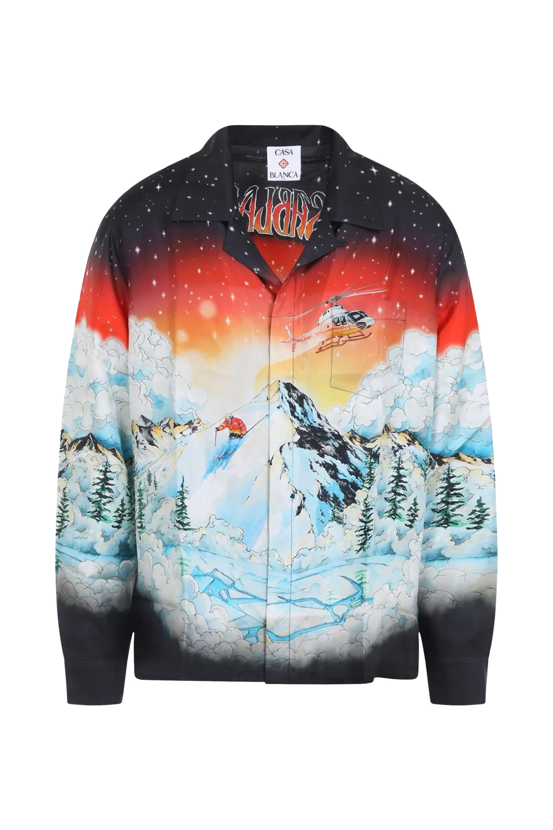 Ski Lake Silk Shirt