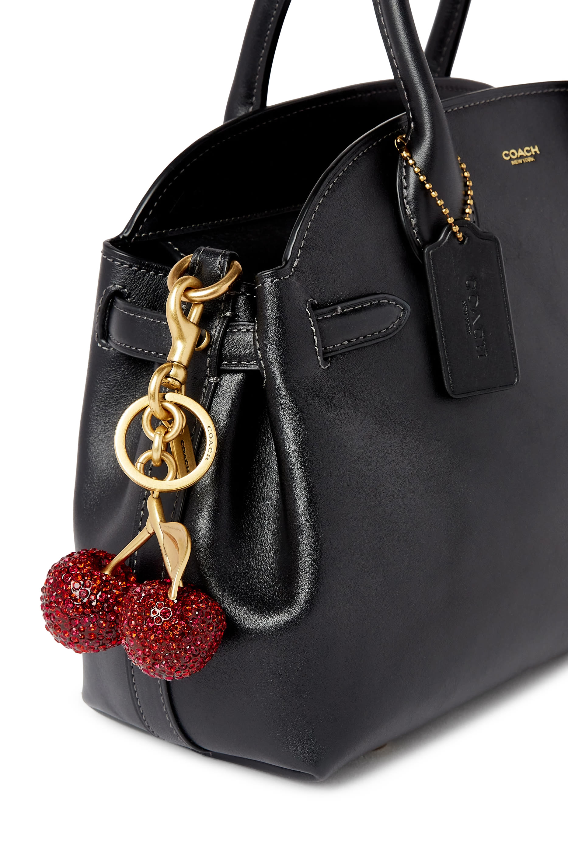 Crystal Cherry Bag Charm