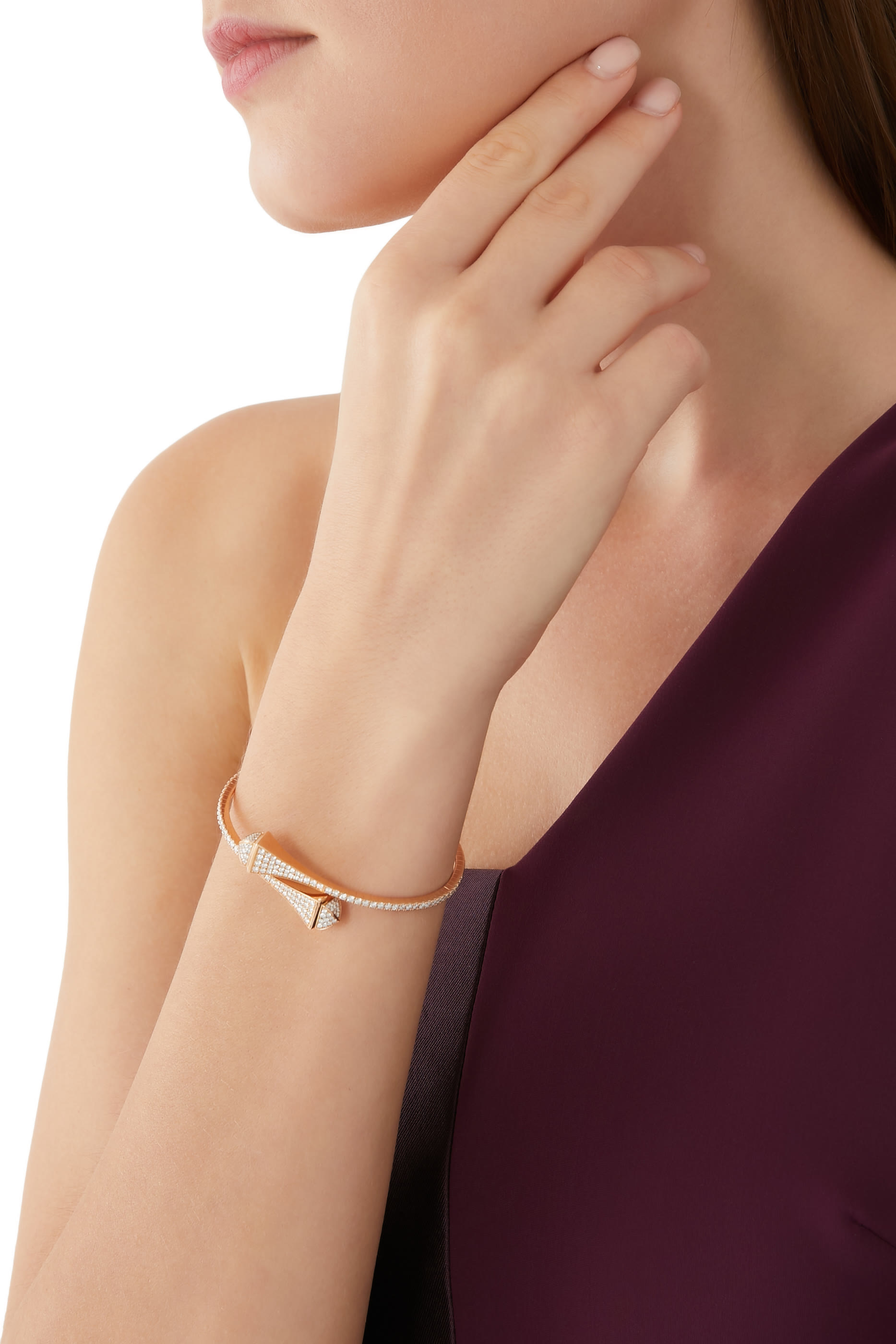 Cleo Diamond Slip-on Bracelet
