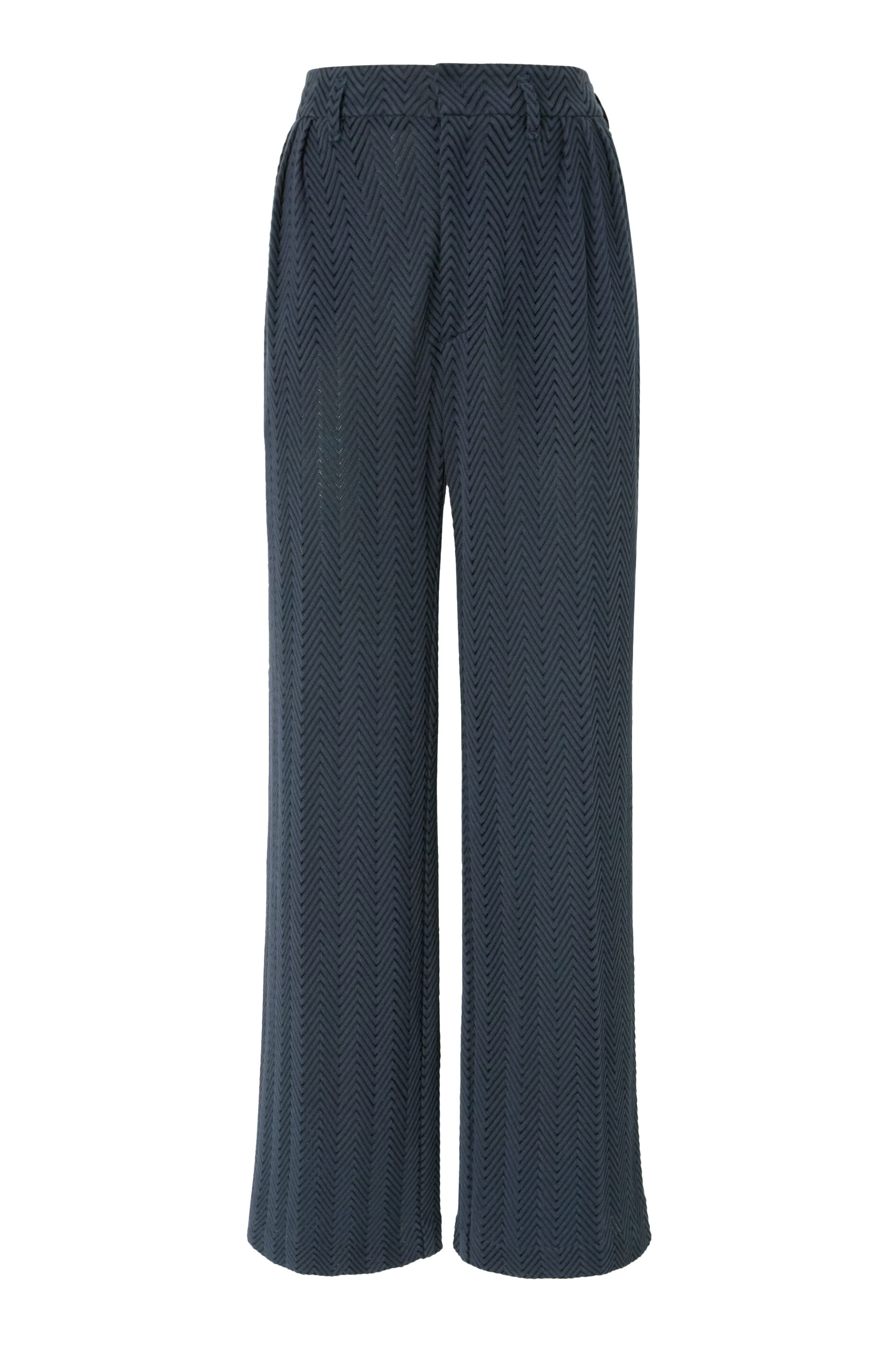 Zigzag Pattern Tailored Pants