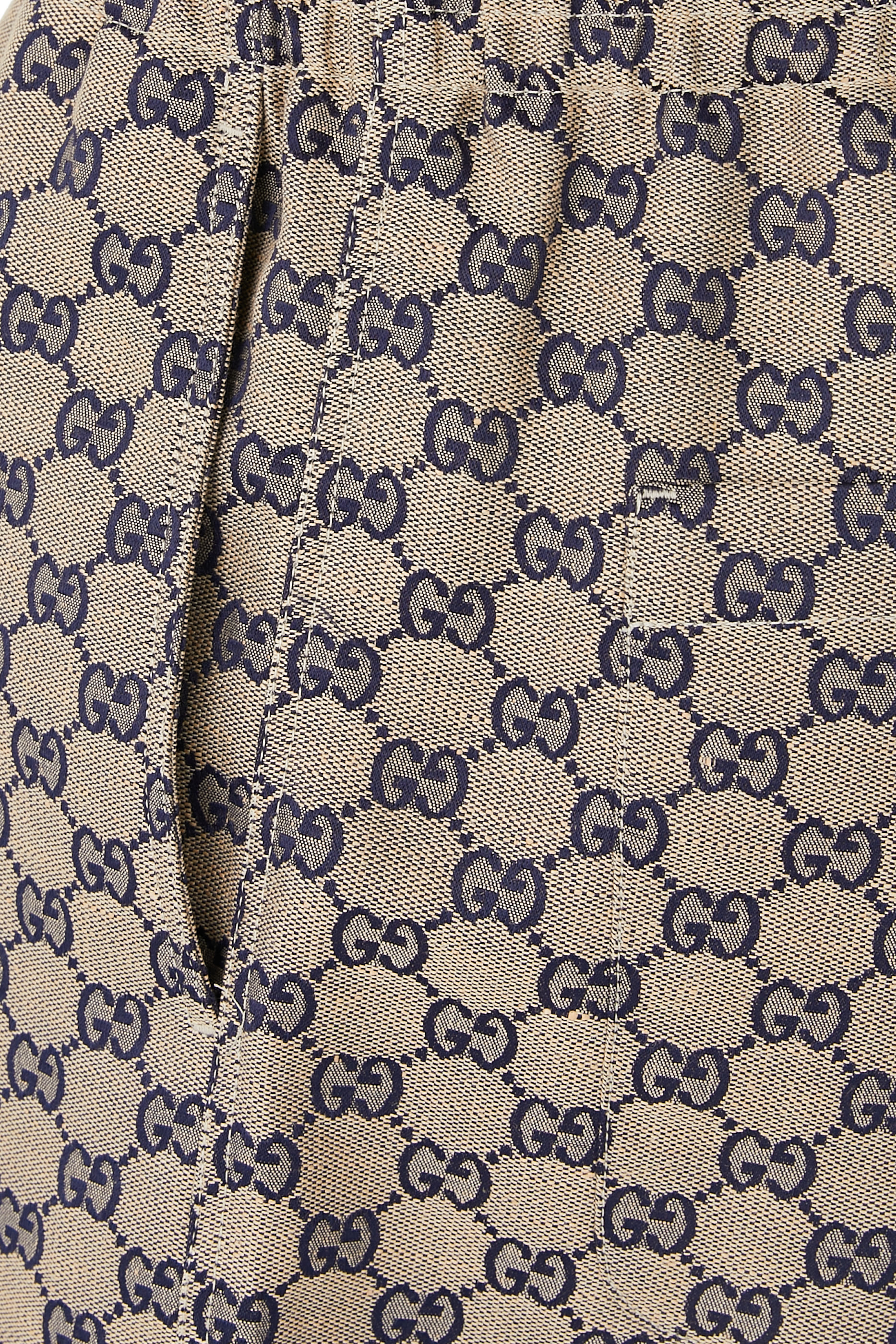 GG Linen Blend Shorts