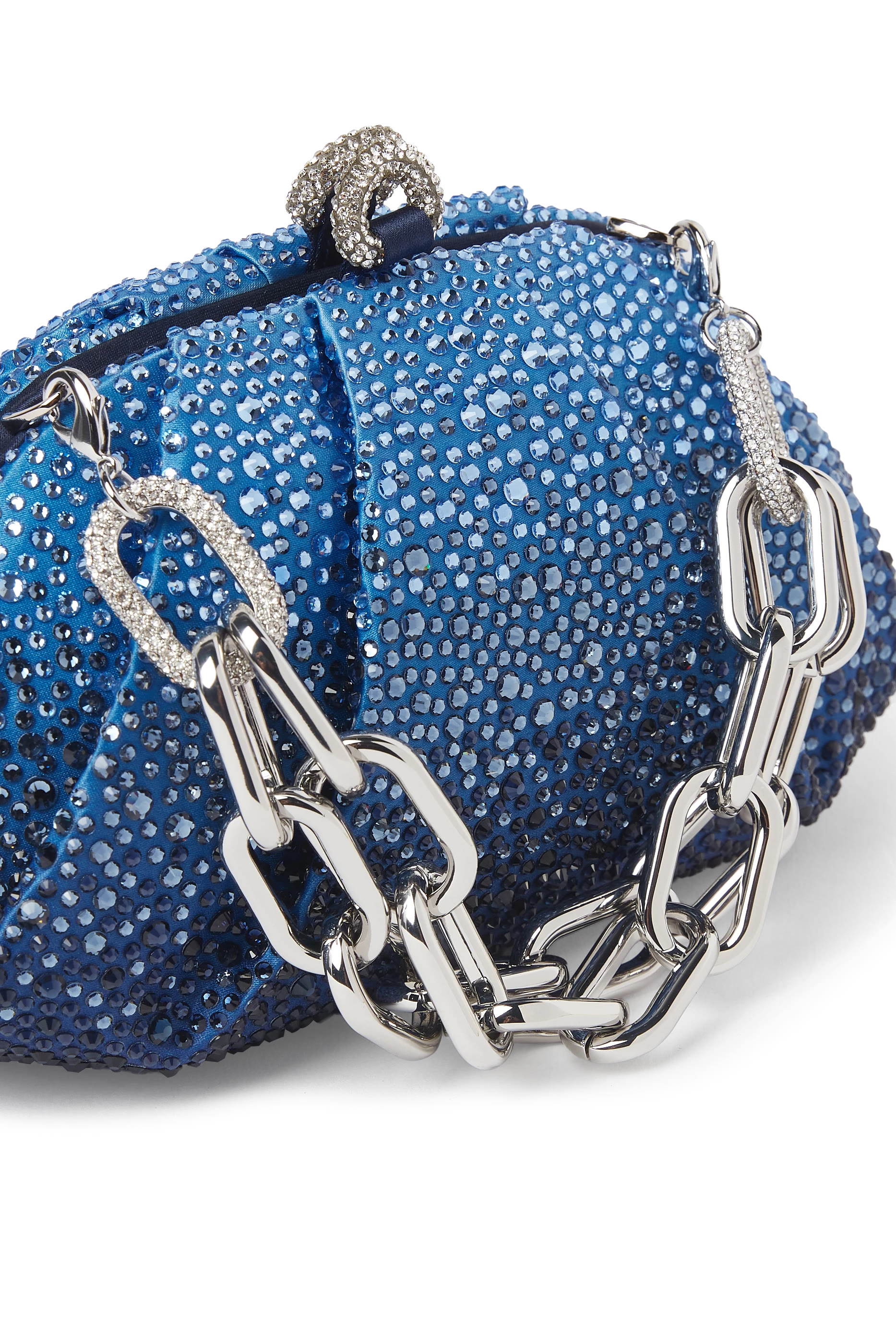 Gemma Crystal Caviar Clutch Bag