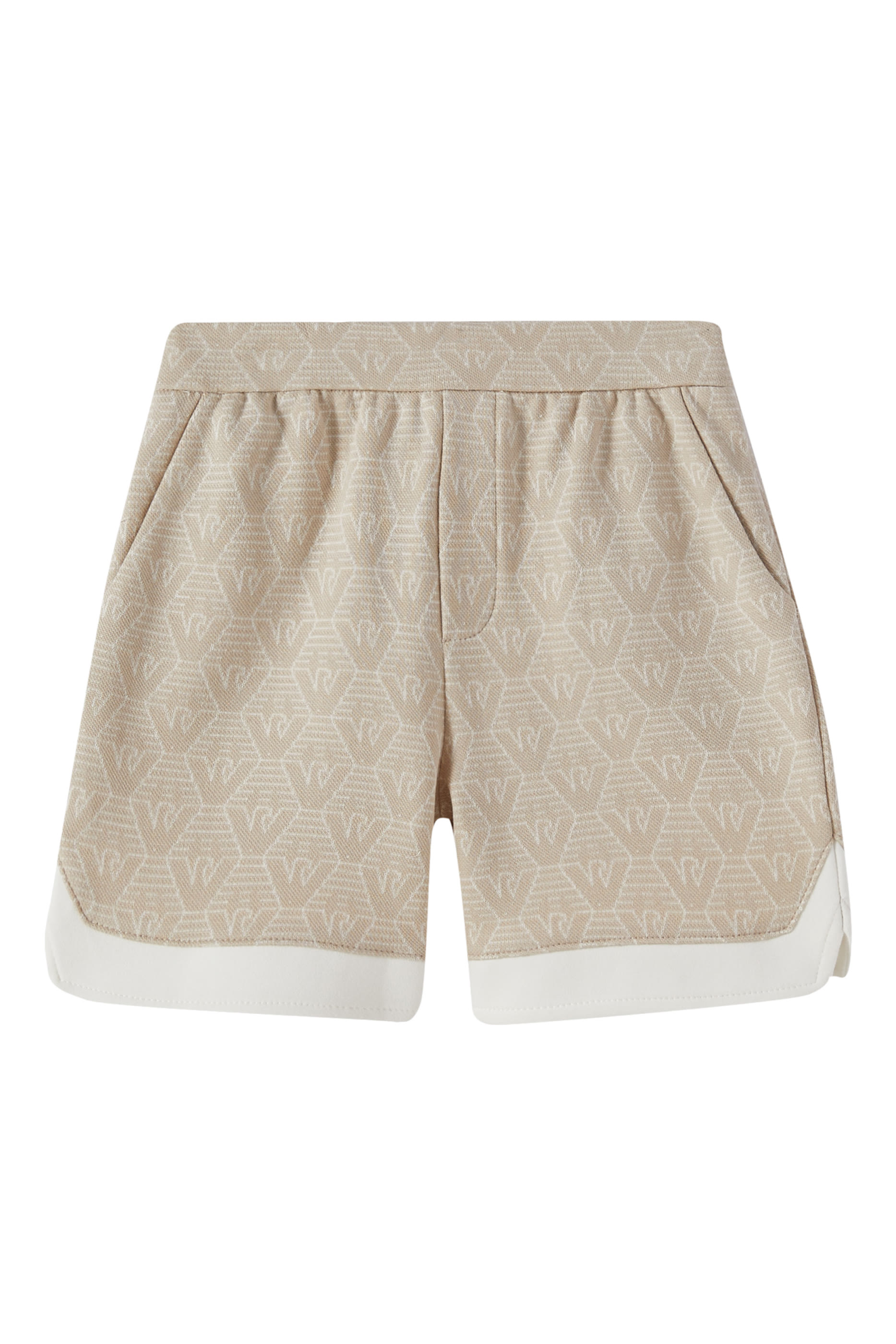 Kids Cotton Eagle Logo Shorts