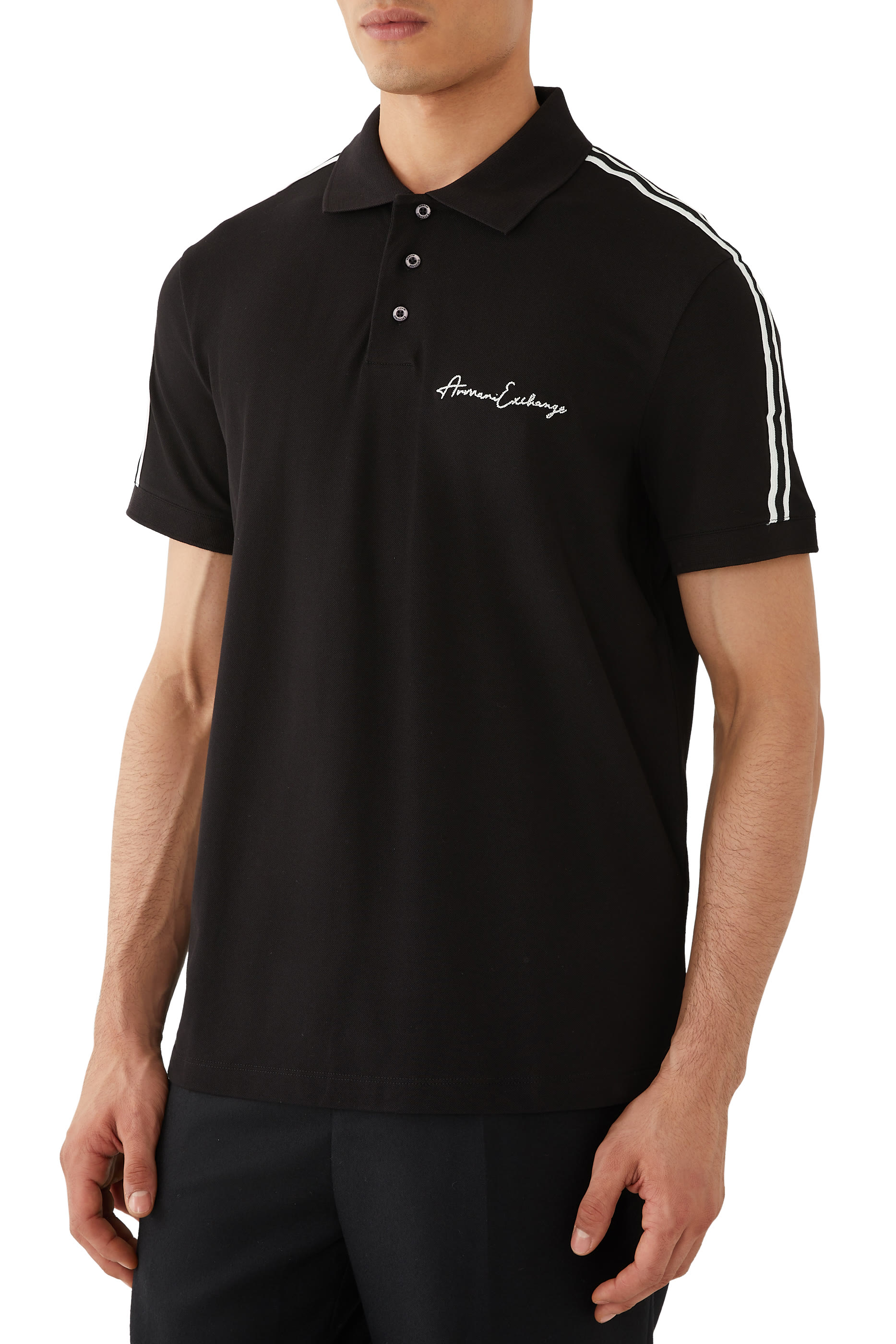 Regular Fit Polo Shirt with Signature Logo