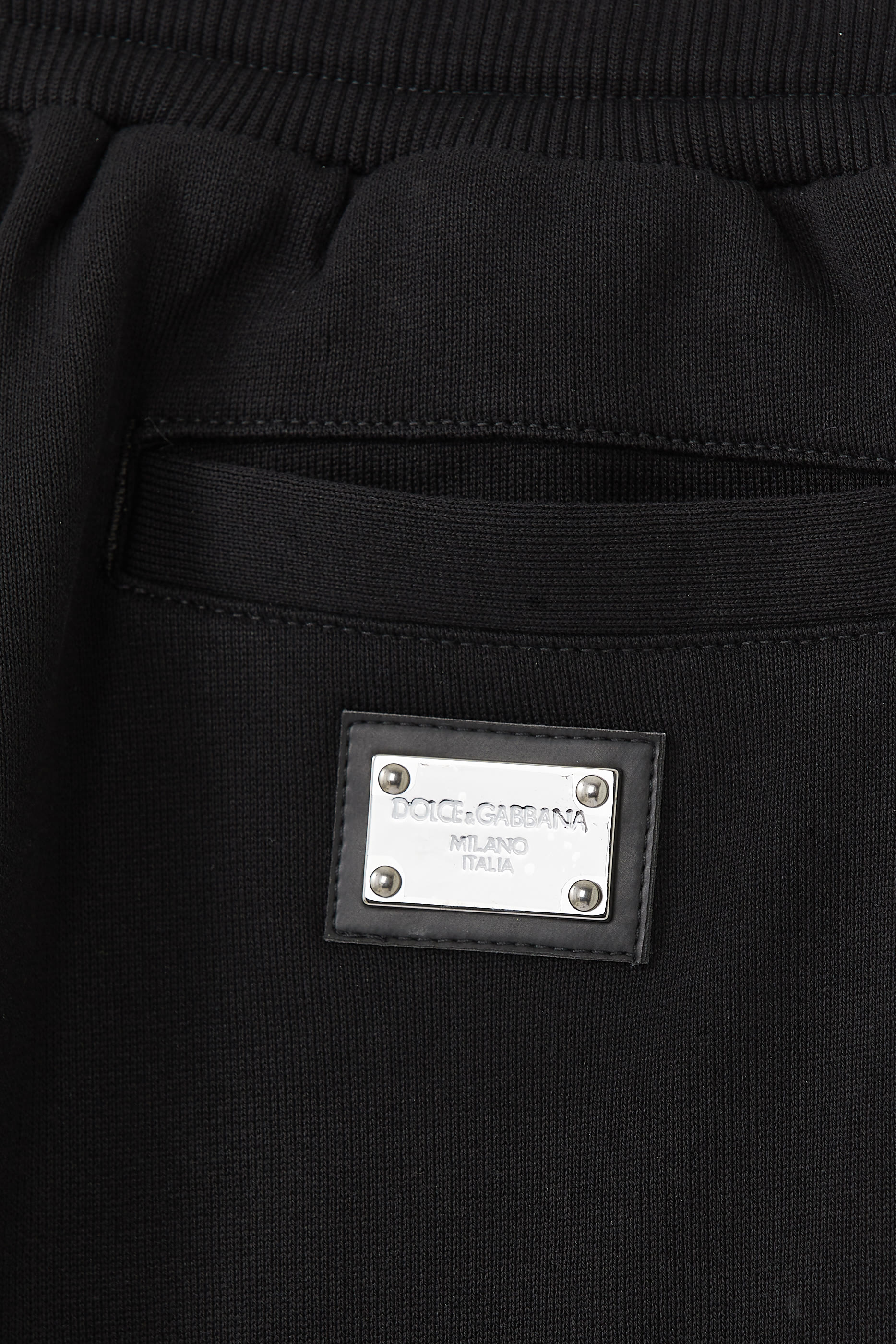 Kids Logo Plaque Cotton Sweatpants