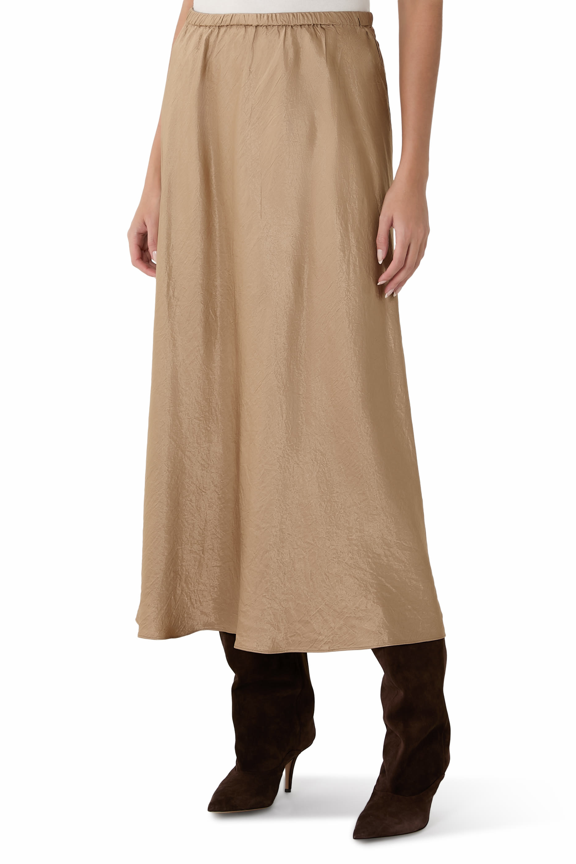 Organic Linen Bias Skirt