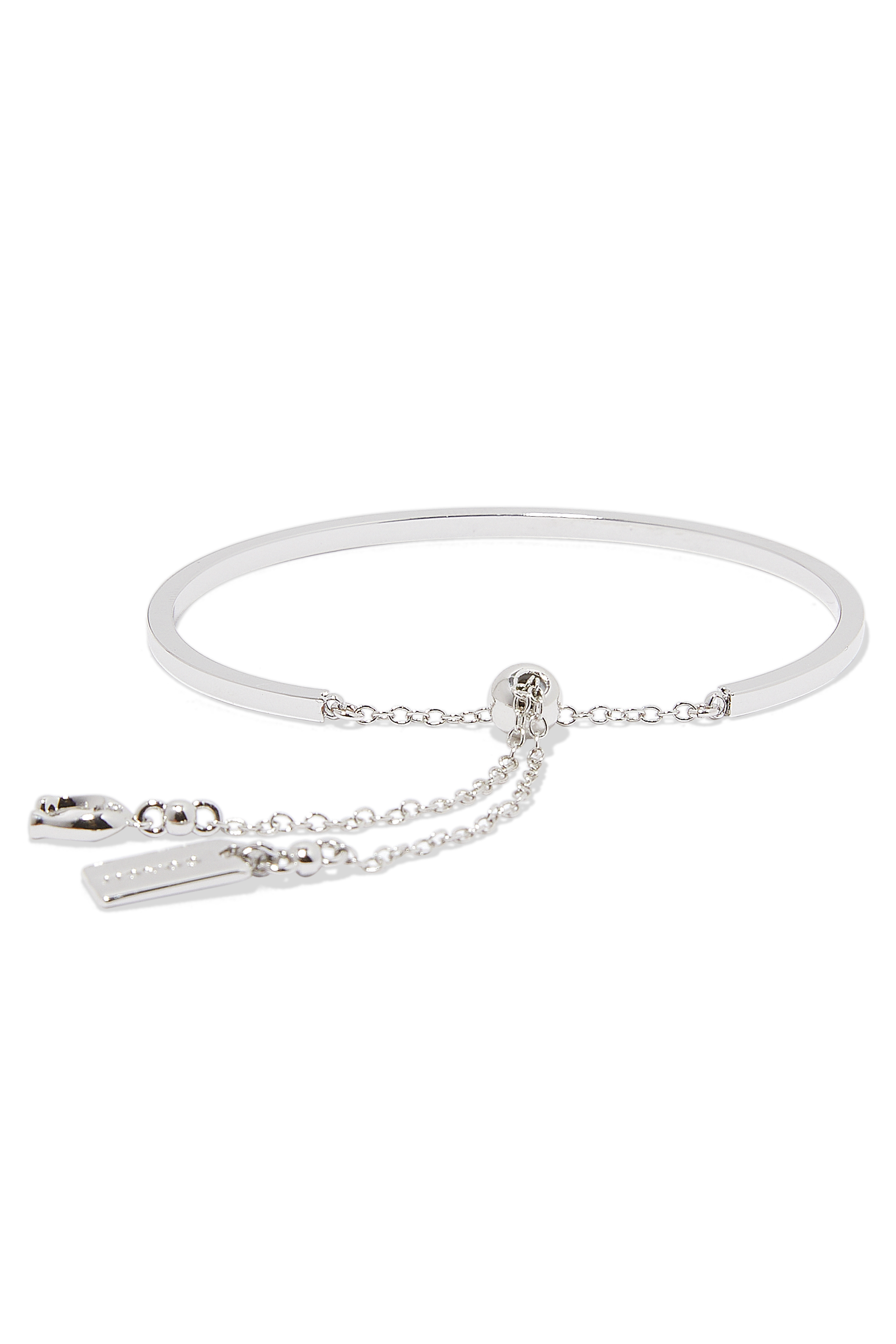 Silver Plated Slider Bangle