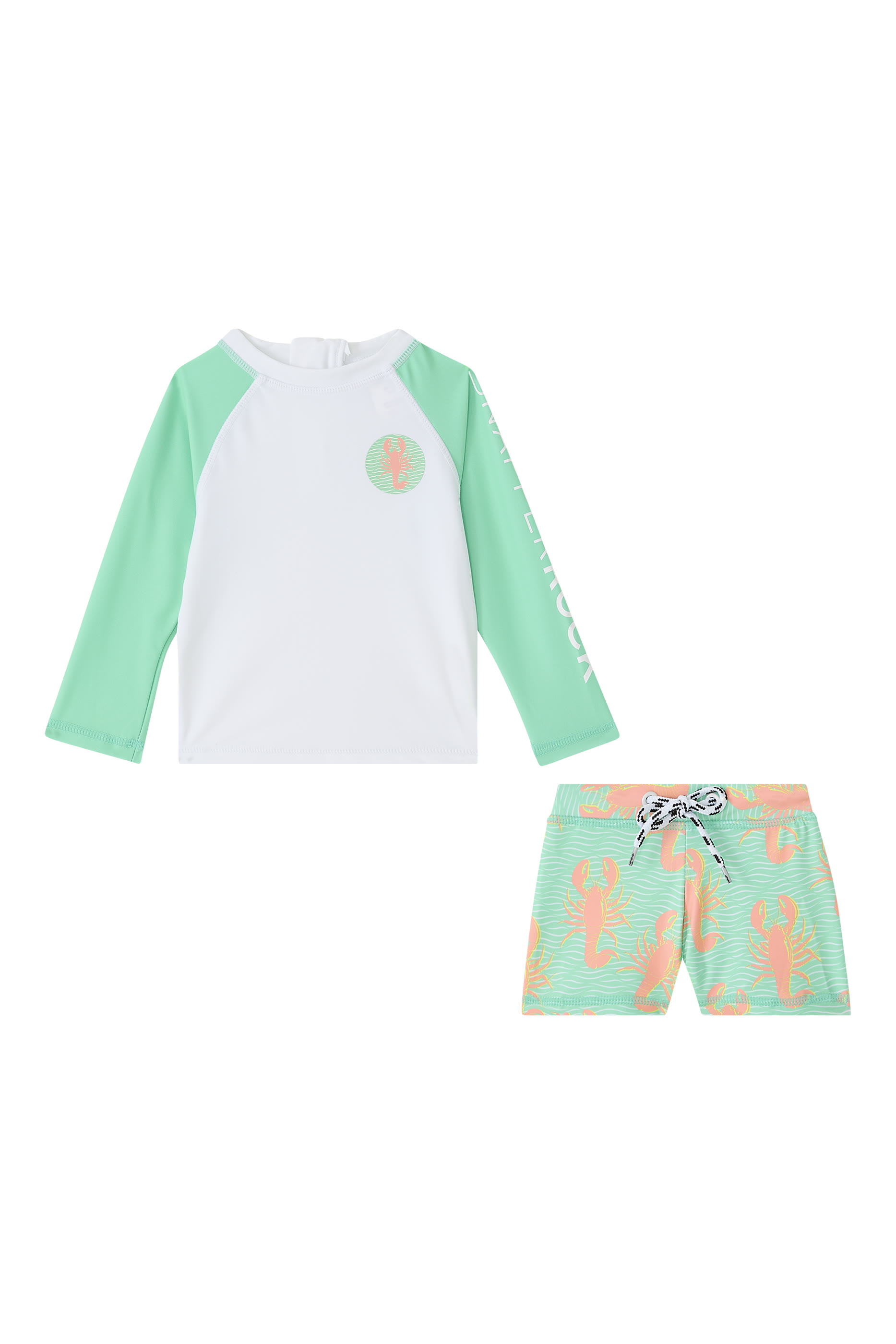 Kids Ocean Clawed Long Sleeve Set