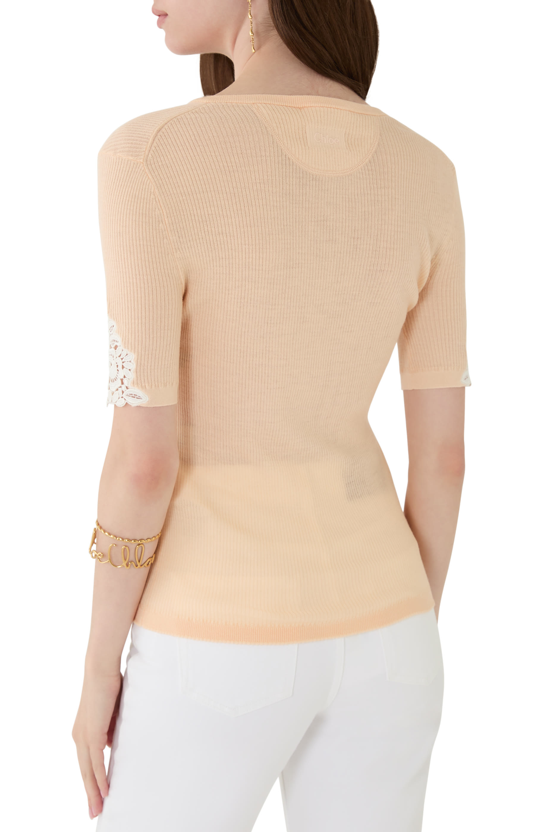 Fitted Short-Sleeve Top 