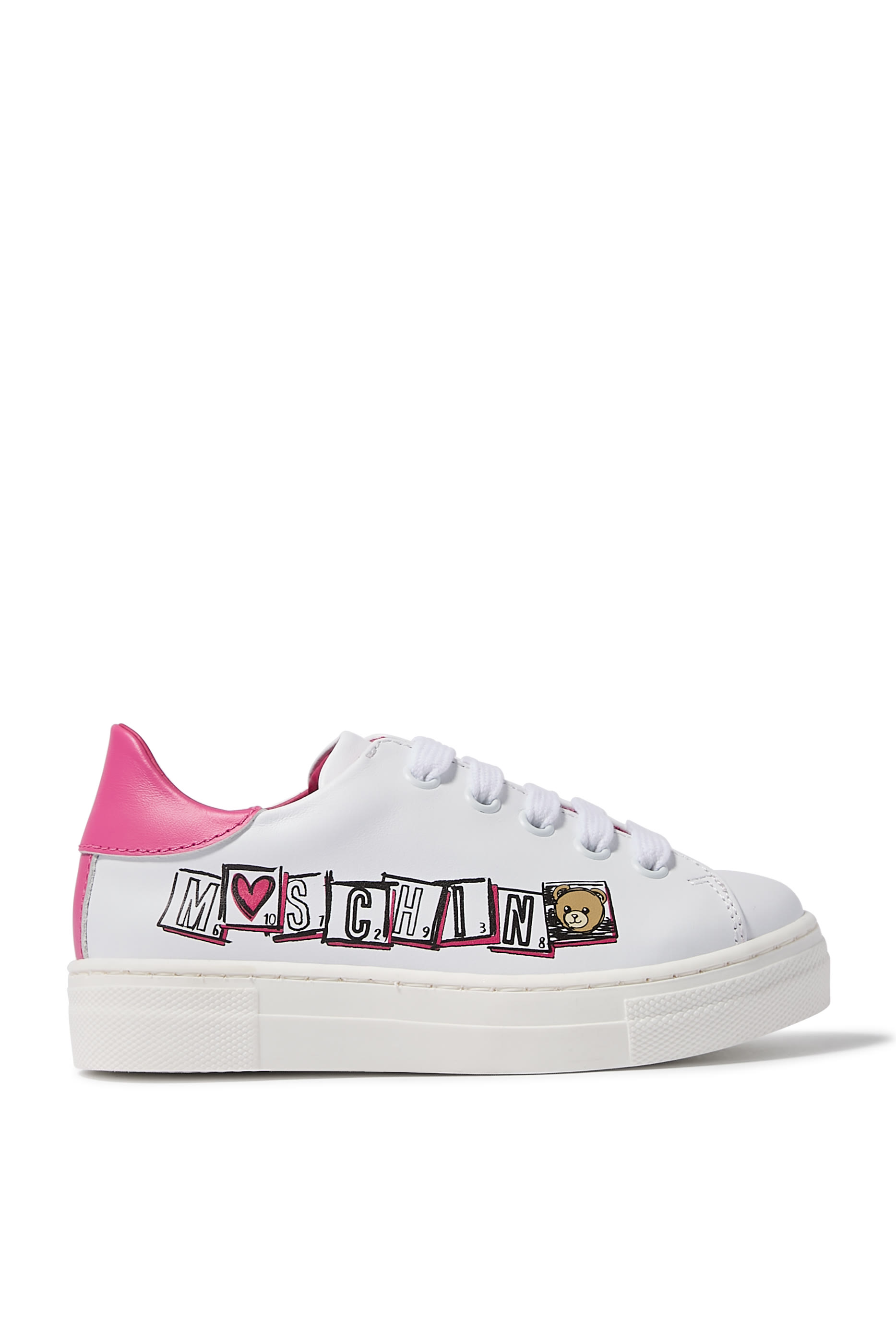 Kids Teddy Leather Sneakers