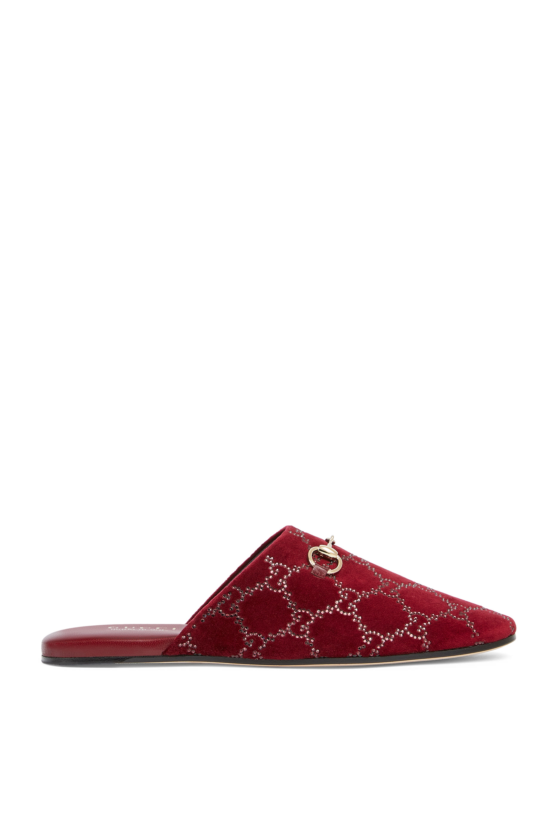 Horsebit GG Crystal Mules