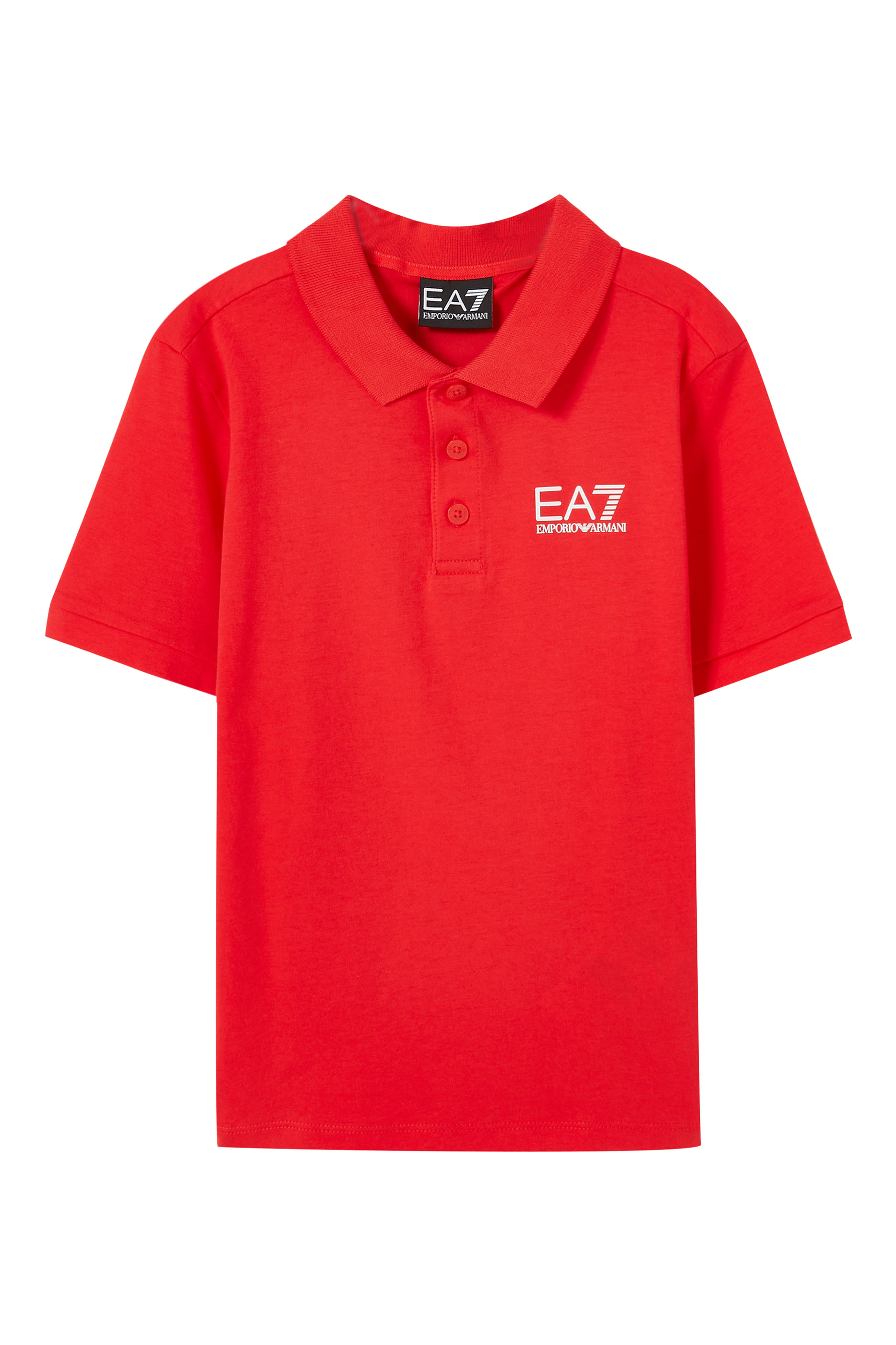 Kids EA7 Logo Polo Shirt