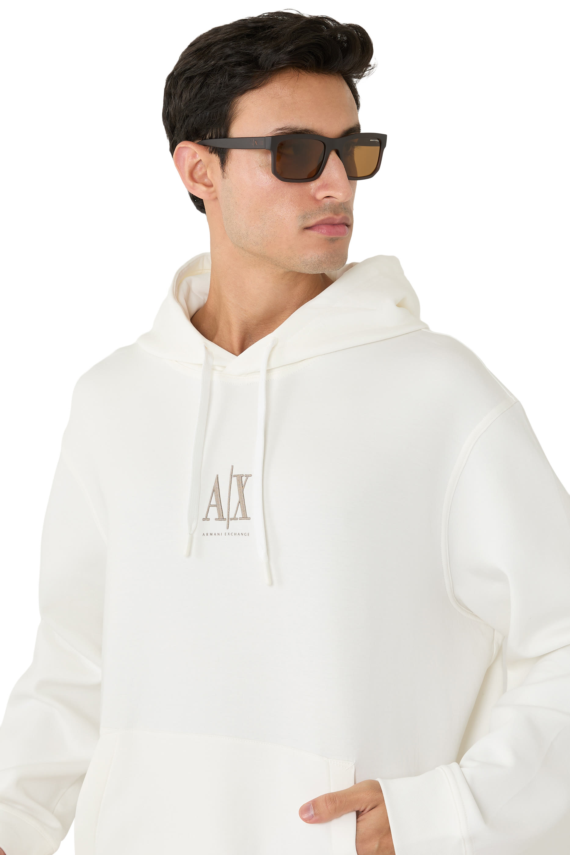 Offset Logo D-Frame Sunglasses